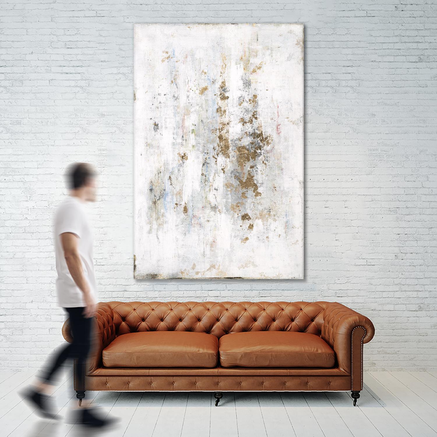 Drips and Dabs II by Daleno Art on GIANT ART - gold abstract abstract