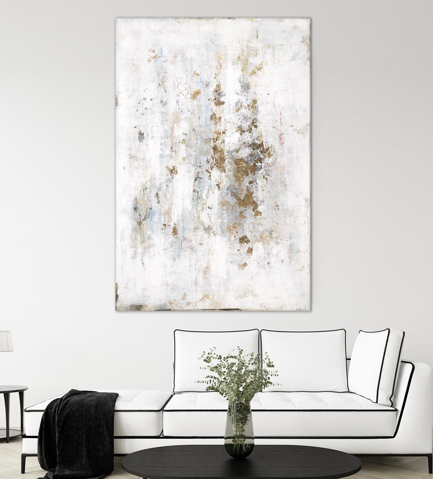 Drips and Dabs II by Daleno Art on GIANT ART - gold abstract abstract
