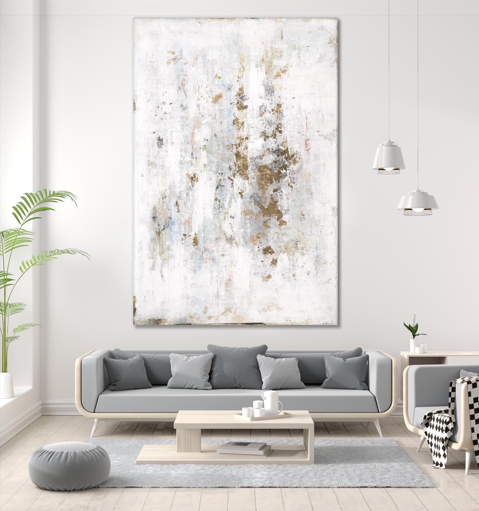 Drips and Dabs II by Daleno Art on GIANT ART - gold abstract abstract