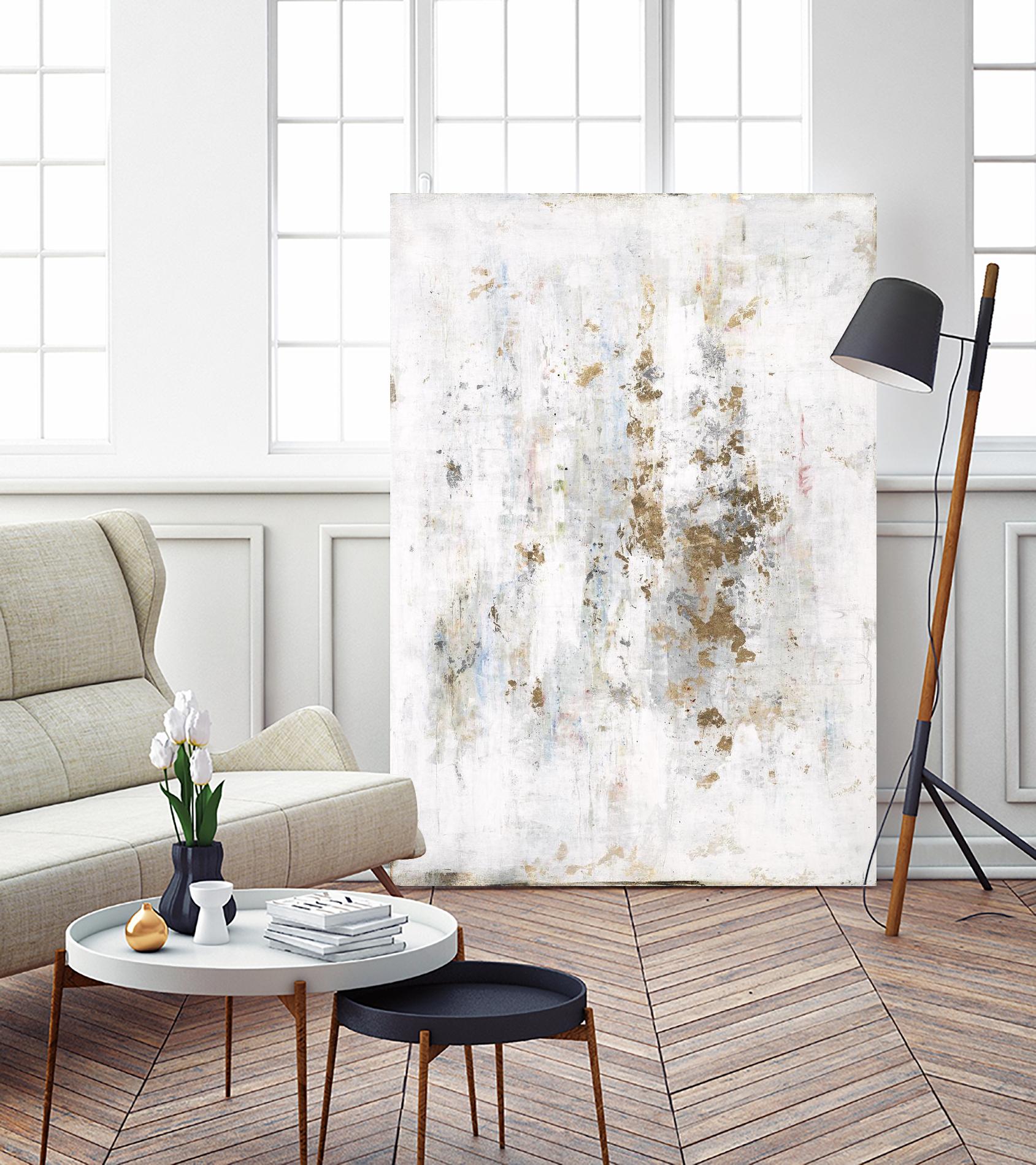 Drips and Dabs II by Daleno Art on GIANT ART - gold abstract abstract