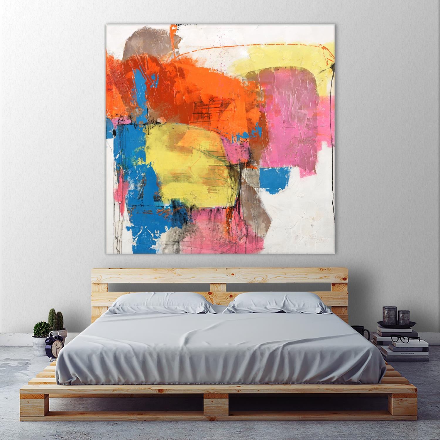 End of Time by Daleno Art on GIANT ART - orange abstract