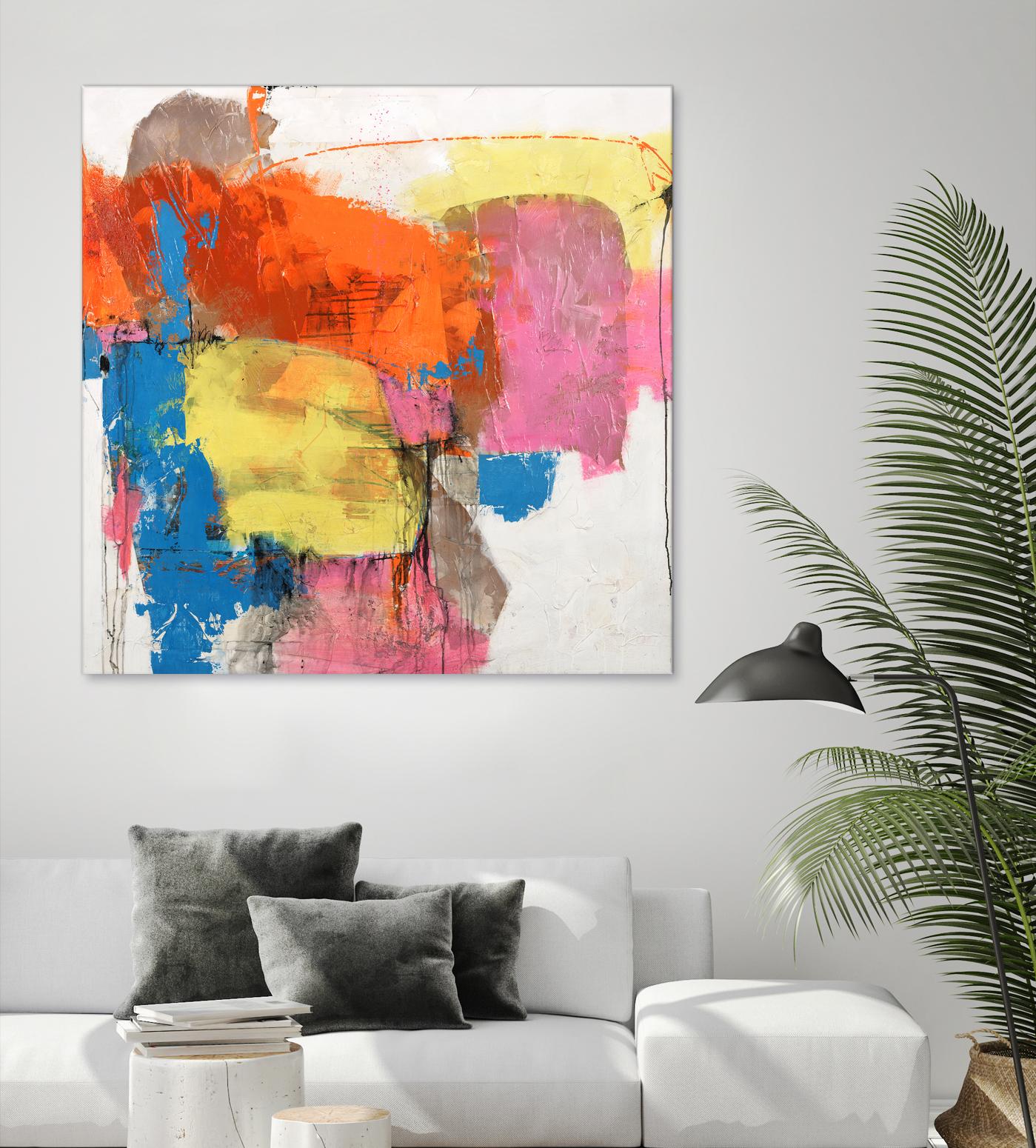 End of Time by Daleno Art on GIANT ART - orange abstract