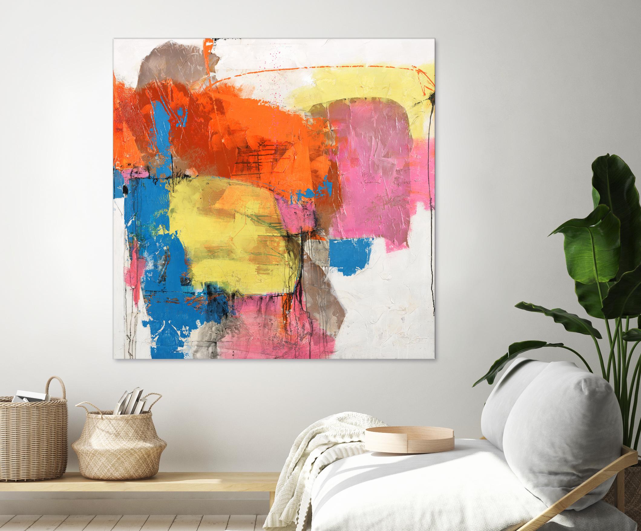 End of Time by Daleno Art on GIANT ART - orange abstract