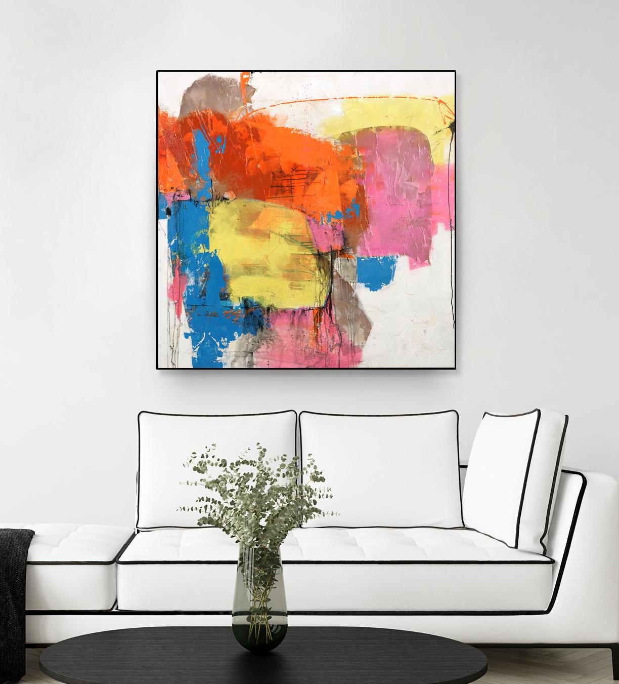 End of Time by Daleno Art on GIANT ART - orange abstract
