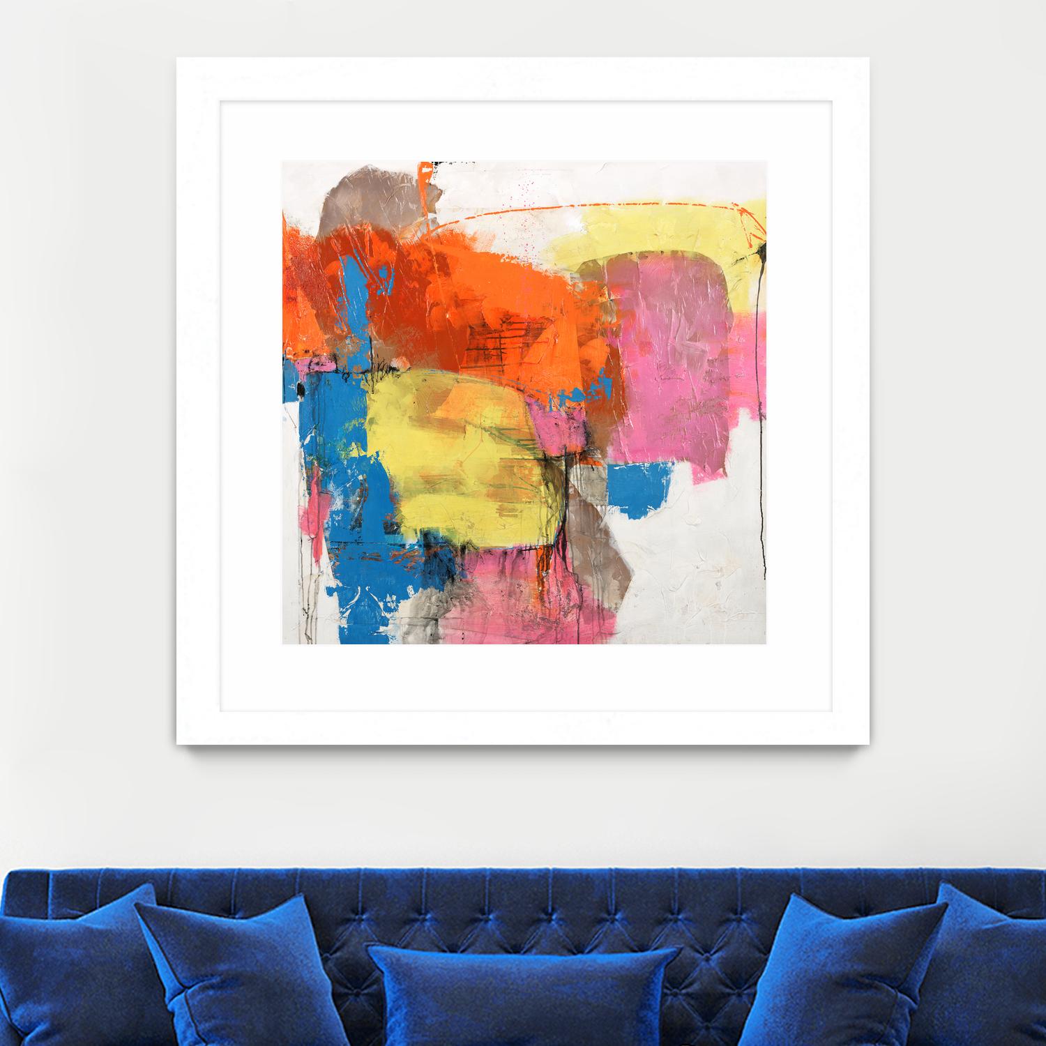 End of Time by Daleno Art on GIANT ART - orange abstract