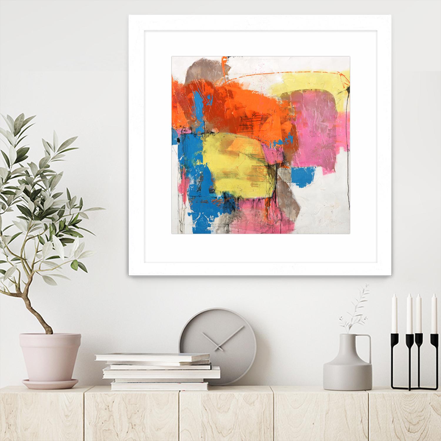 End of Time by Daleno Art on GIANT ART - orange abstract