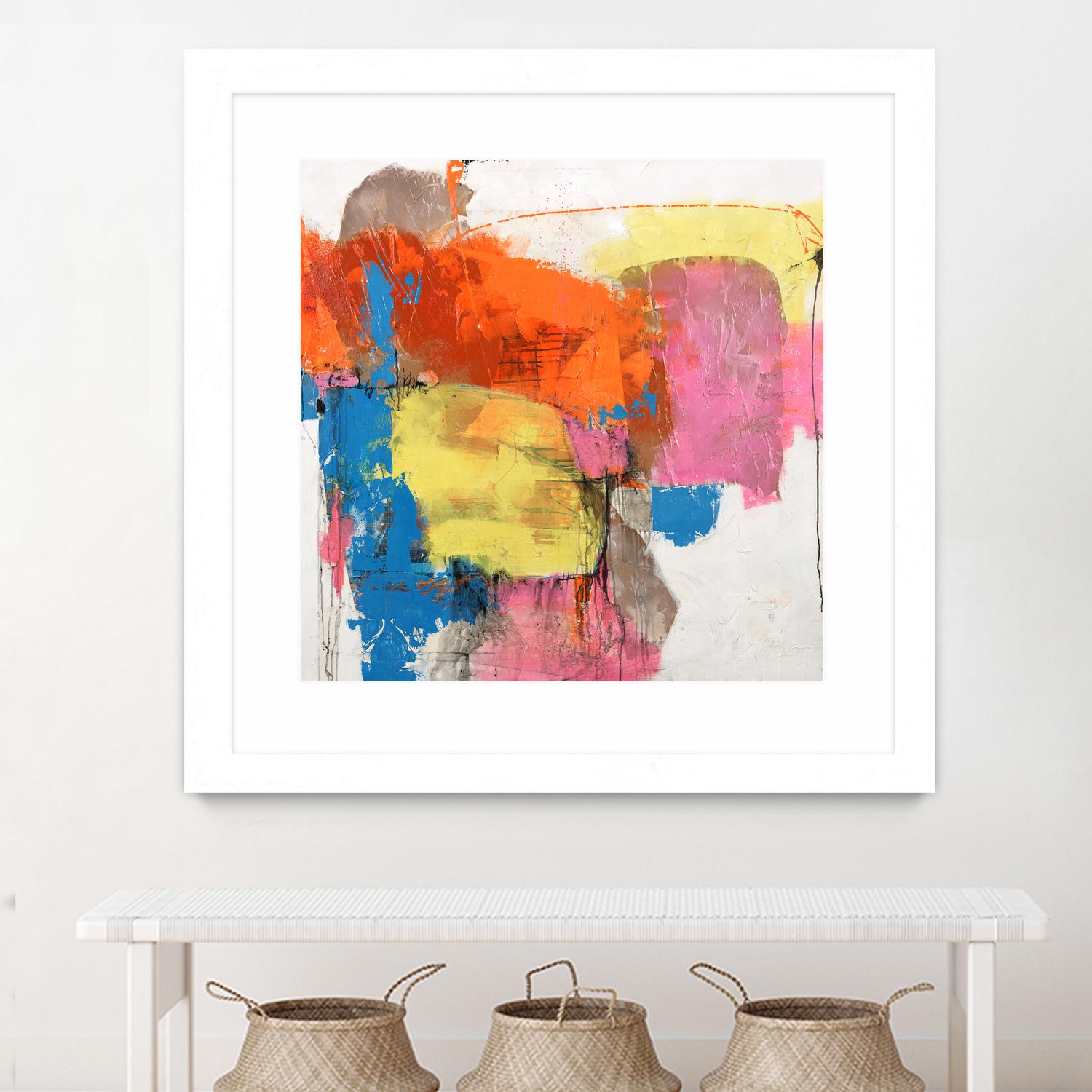End of Time by Daleno Art on GIANT ART - orange abstract