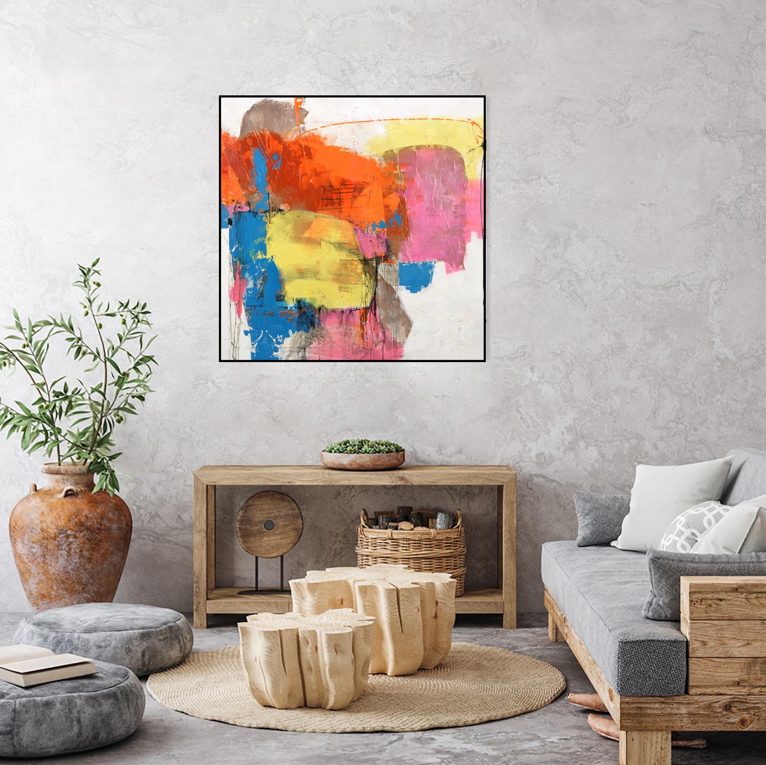 End of Time by Daleno Art on GIANT ART - orange abstract