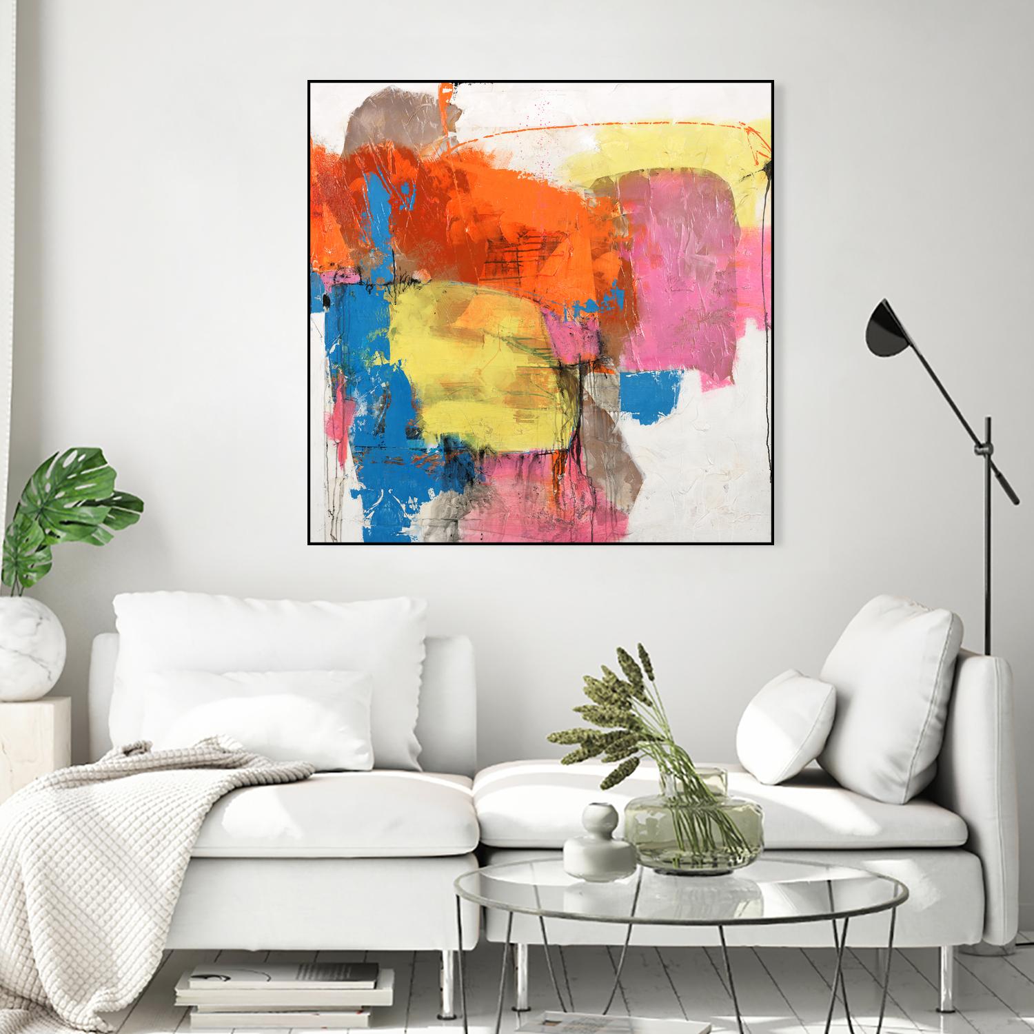 End of Time by Daleno Art on GIANT ART - orange abstract