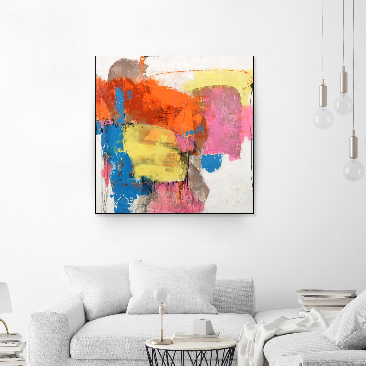 End of Time by Daleno Art on GIANT ART - orange abstract