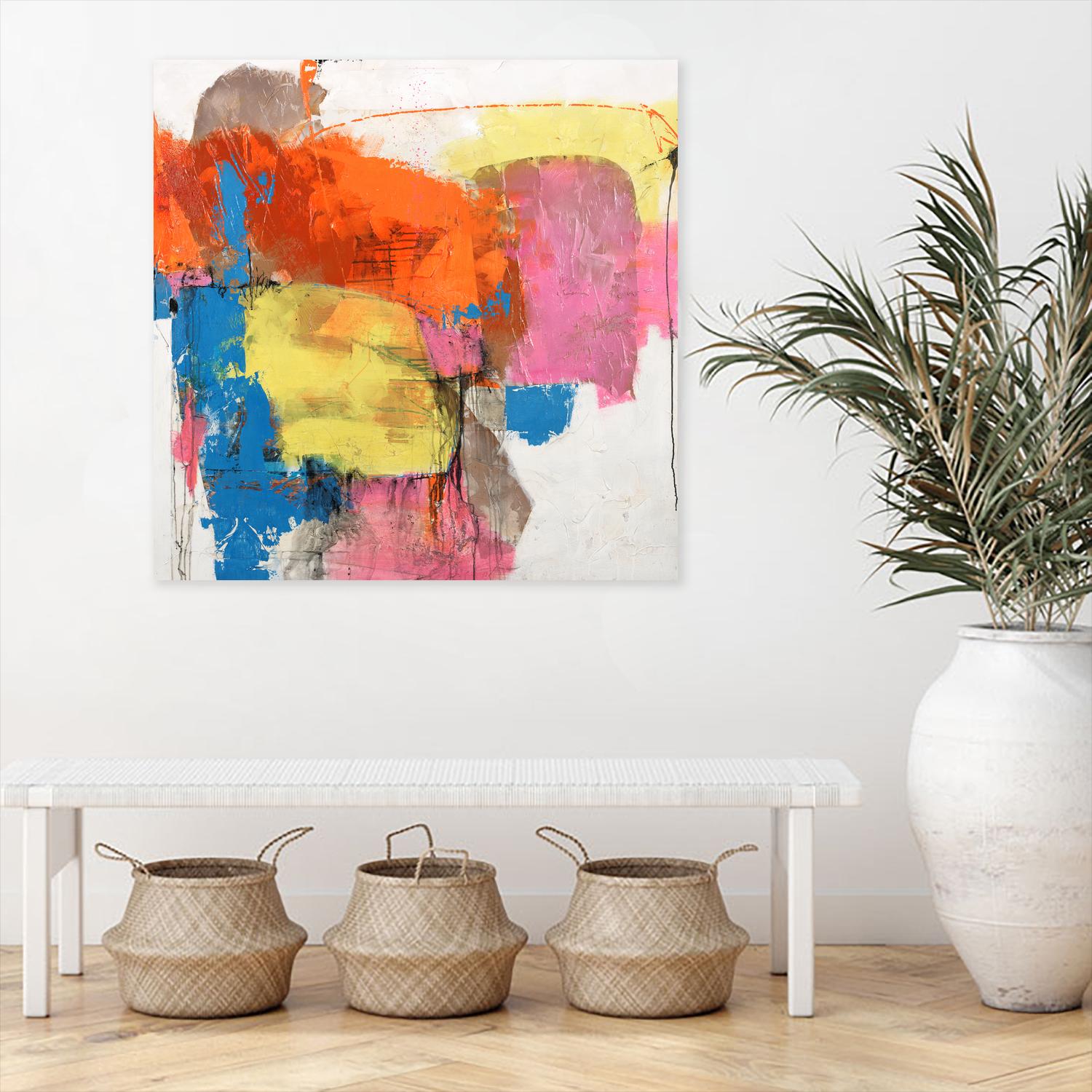 End of Time by Daleno Art on GIANT ART - orange abstract