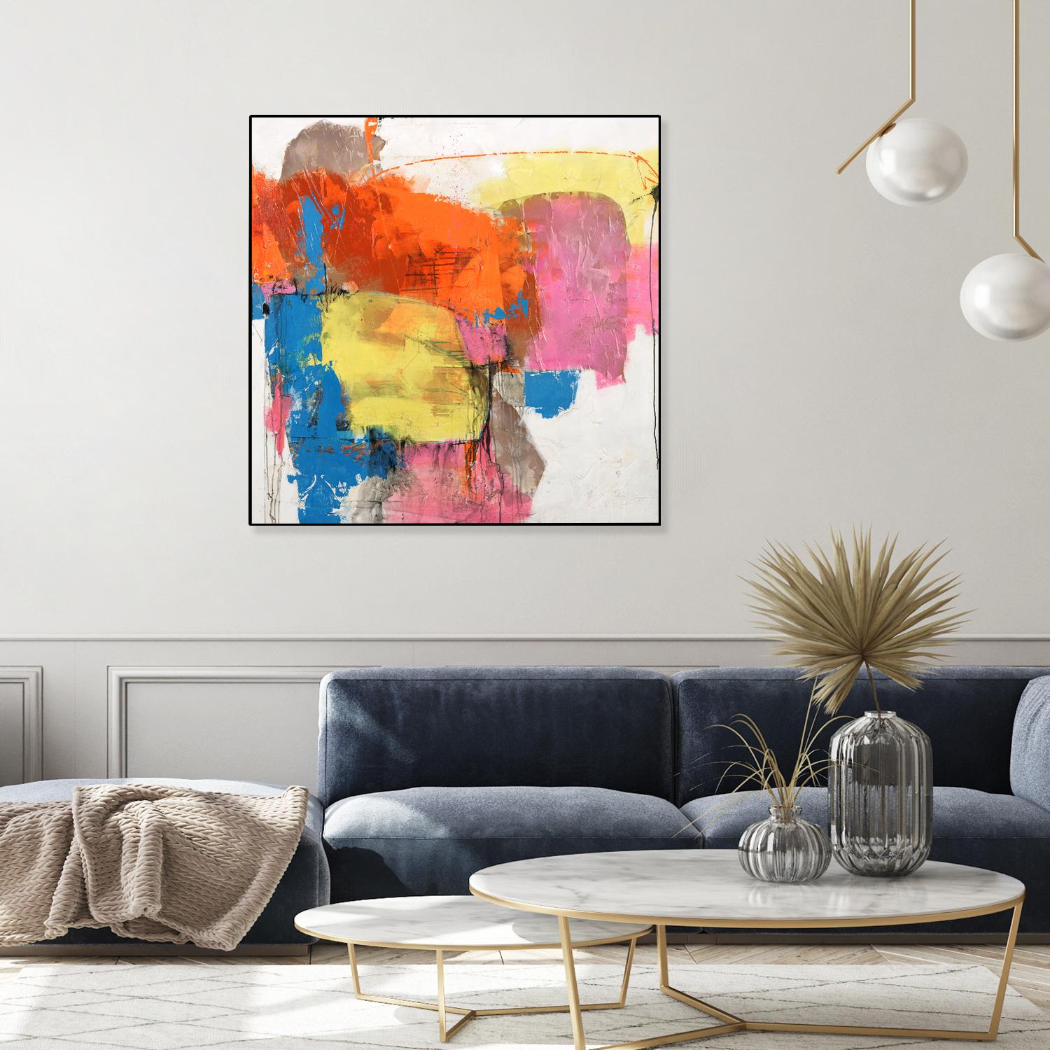 End of Time by Daleno Art on GIANT ART - orange abstract