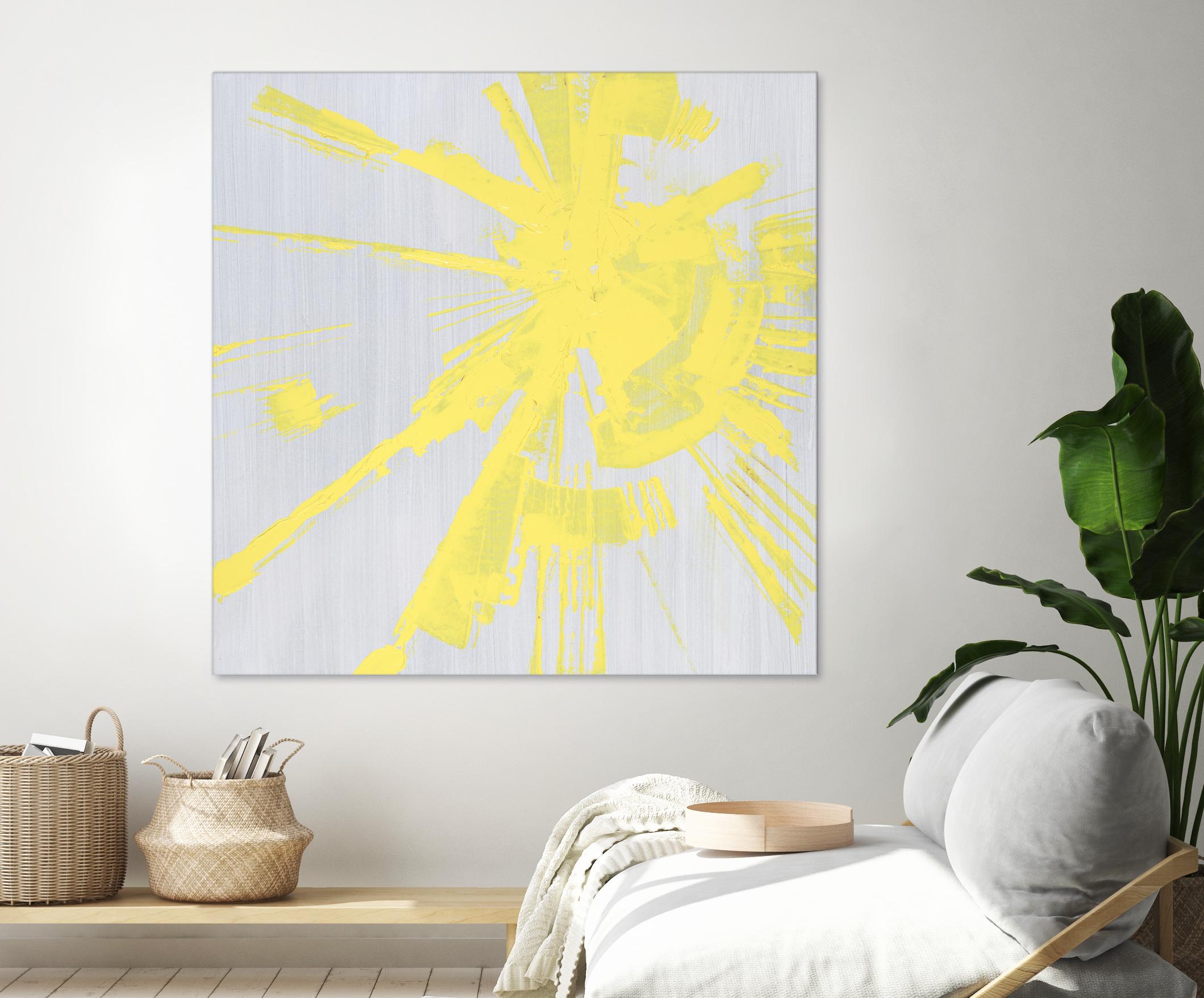 Holiday Festivities I by Daleno Art on GIANT ART - yellow abstract