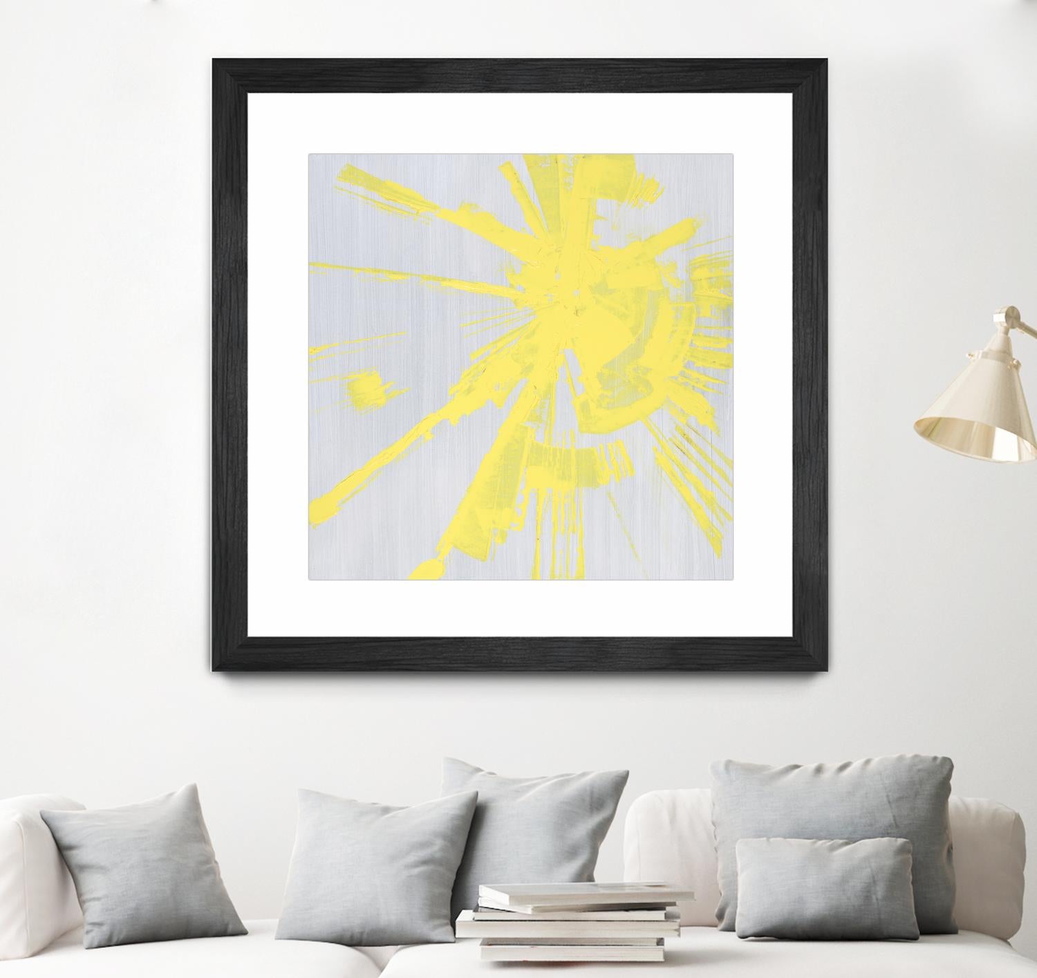 Holiday Festivities I by Daleno Art on GIANT ART - yellow abstract