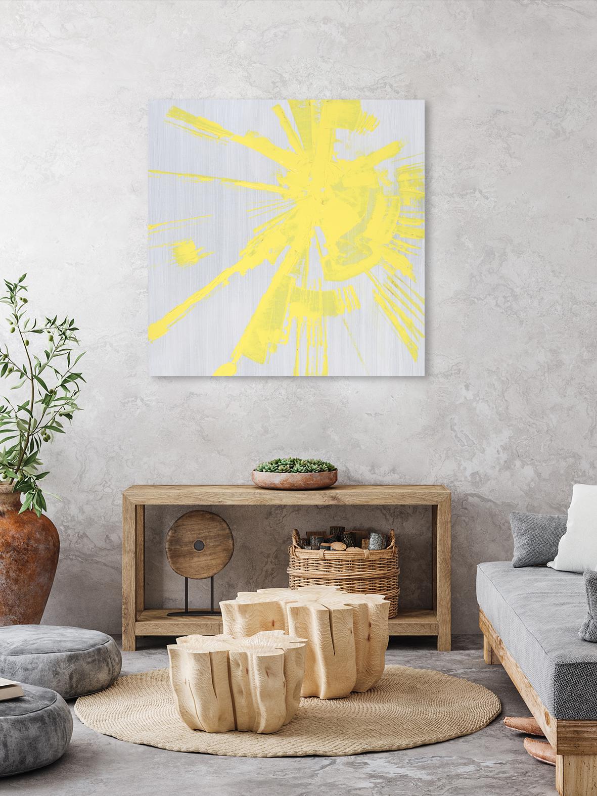 Holiday Festivities I by Daleno Art on GIANT ART - yellow abstract