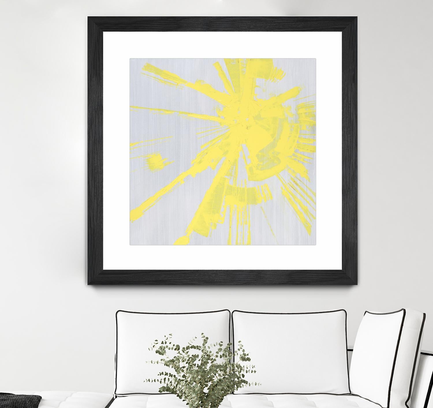 Holiday Festivities I by Daleno Art on GIANT ART - yellow abstract