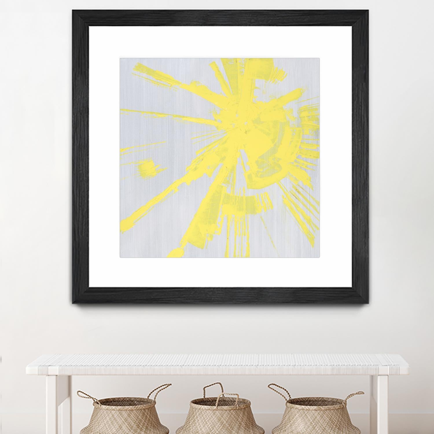 Holiday Festivities I by Daleno Art on GIANT ART - yellow abstract