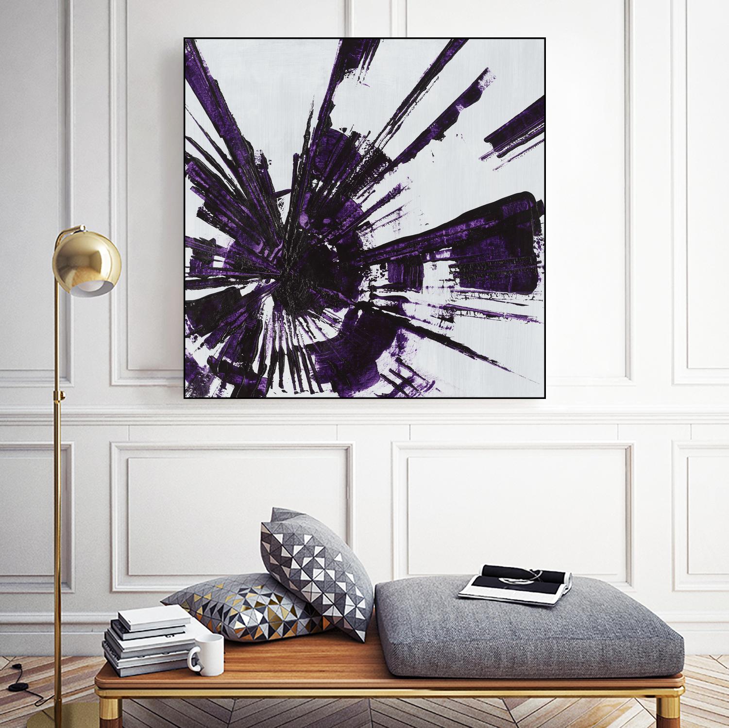 Holiday Festivities III by Daleno Art on GIANT ART - purple abstract