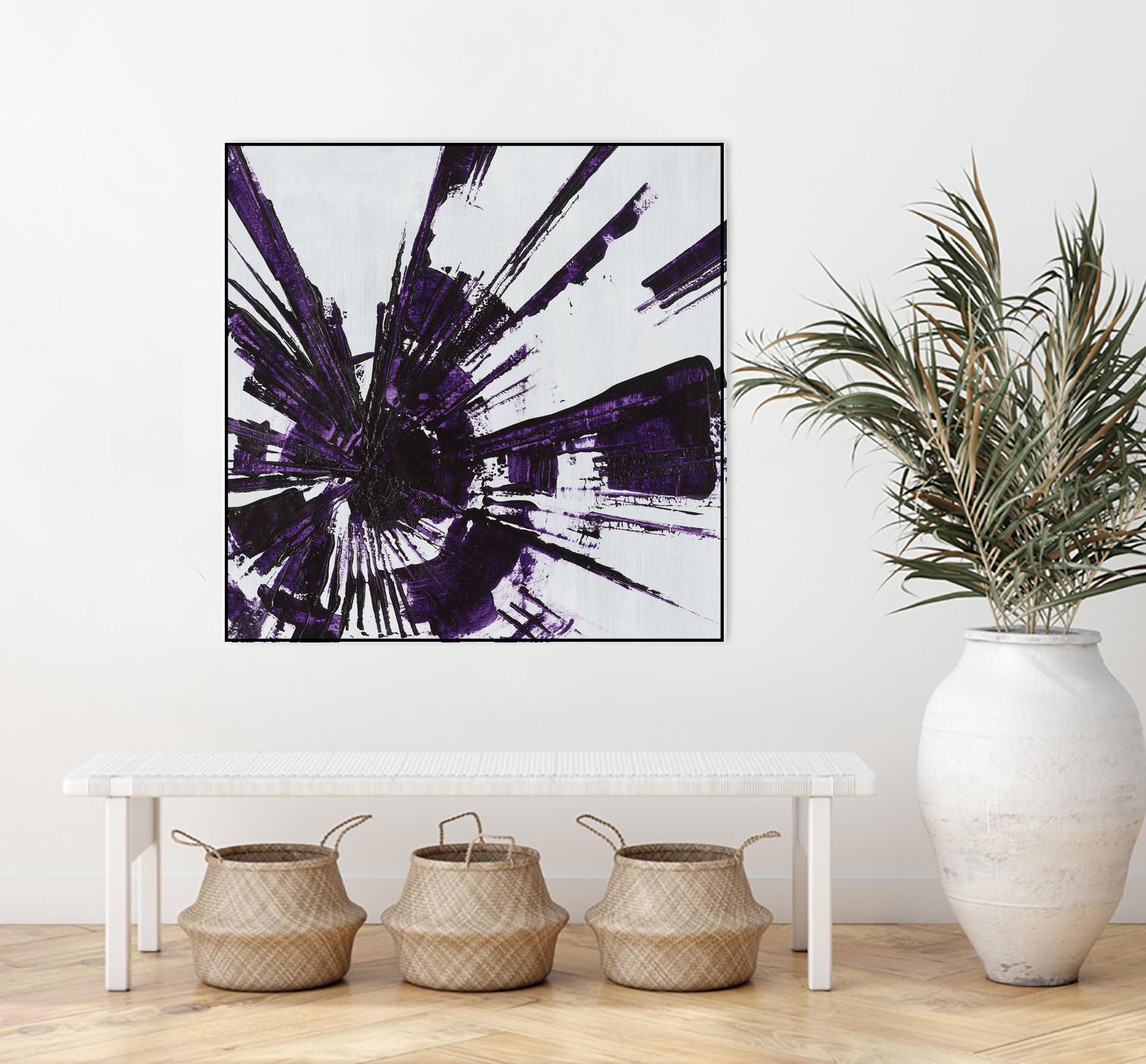 Holiday Festivities III by Daleno Art on GIANT ART - purple abstract