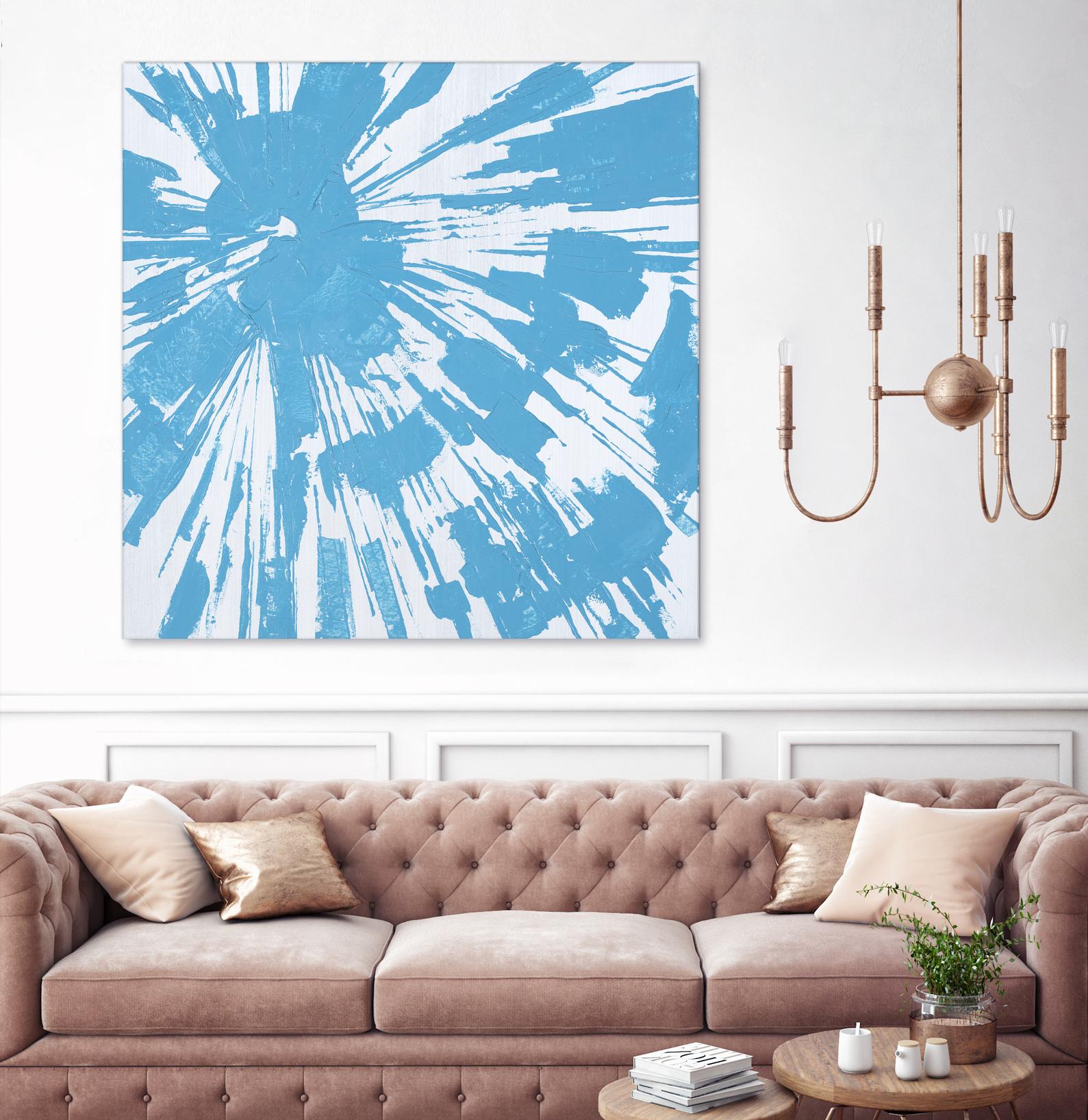 Holiday Festivities IV by Daleno Art on GIANT ART - blue pop art pop art