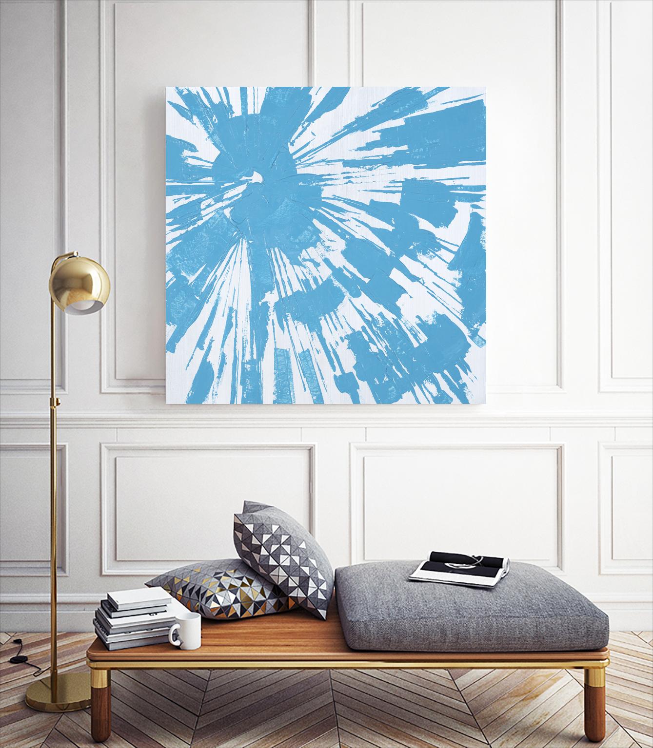 Holiday Festivities IV by Daleno Art on GIANT ART - blue pop art pop art