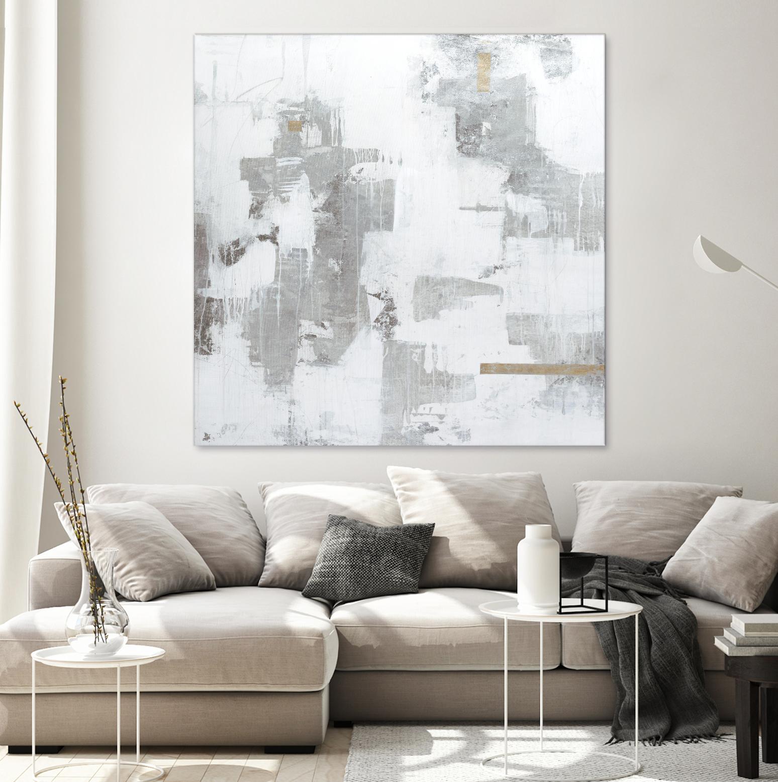 Haloed in Metallic II by Daleno Art on GIANT ART - gold abstract abstract