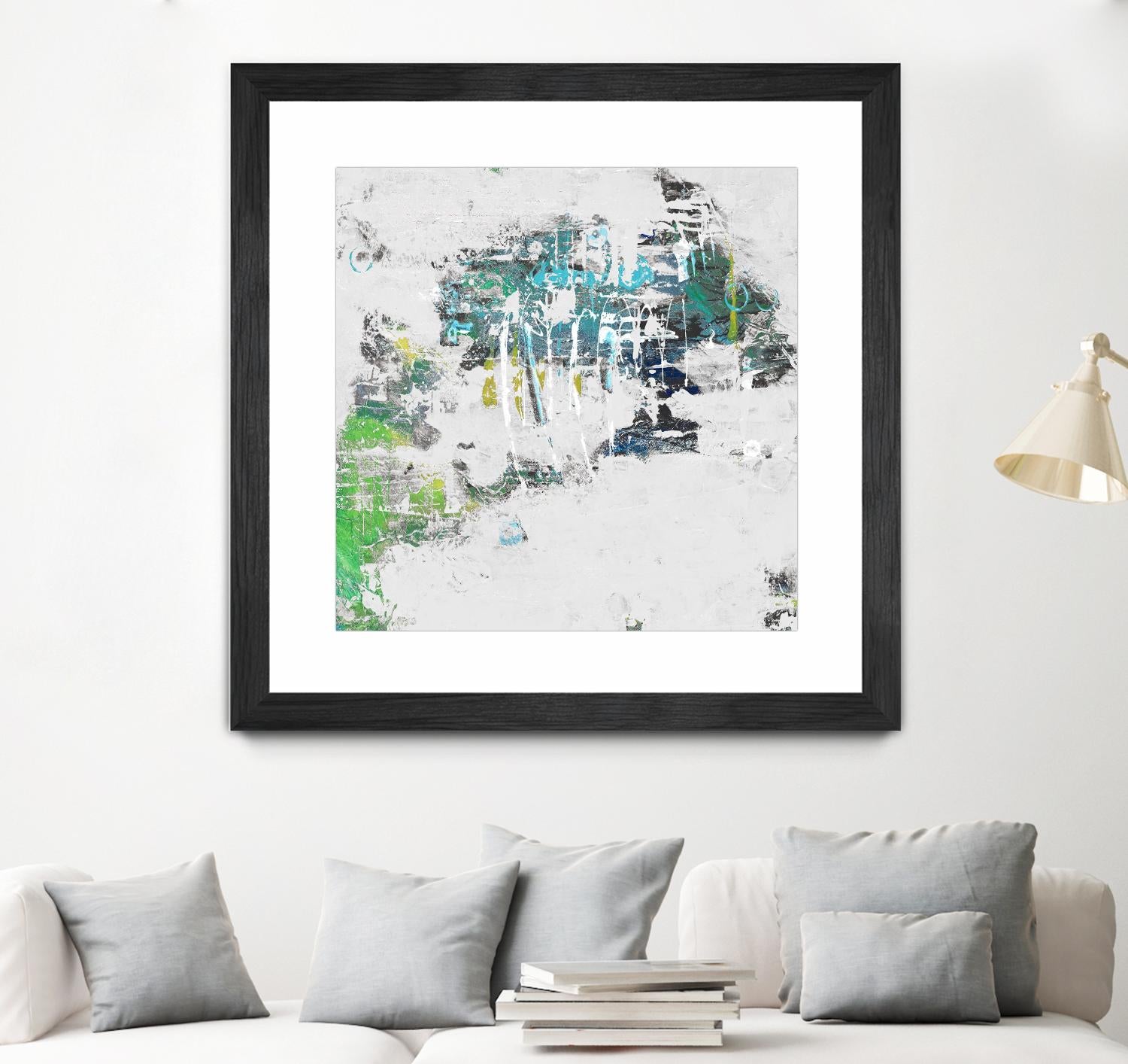 cool Kids I by Daleno Art on GIANT ART - green abstract abstrait
