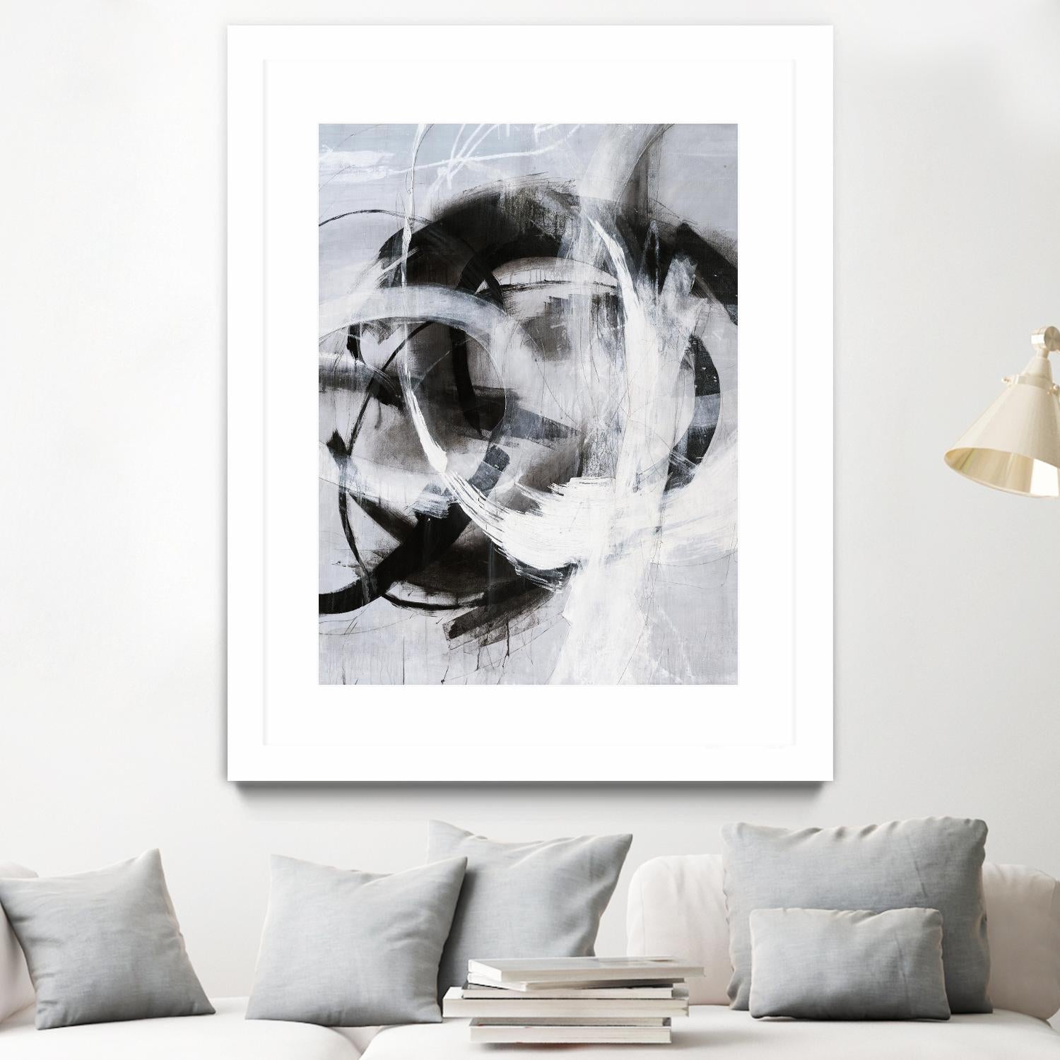 No Turning Radius by Daleno Art on GIANT ART - white abstract