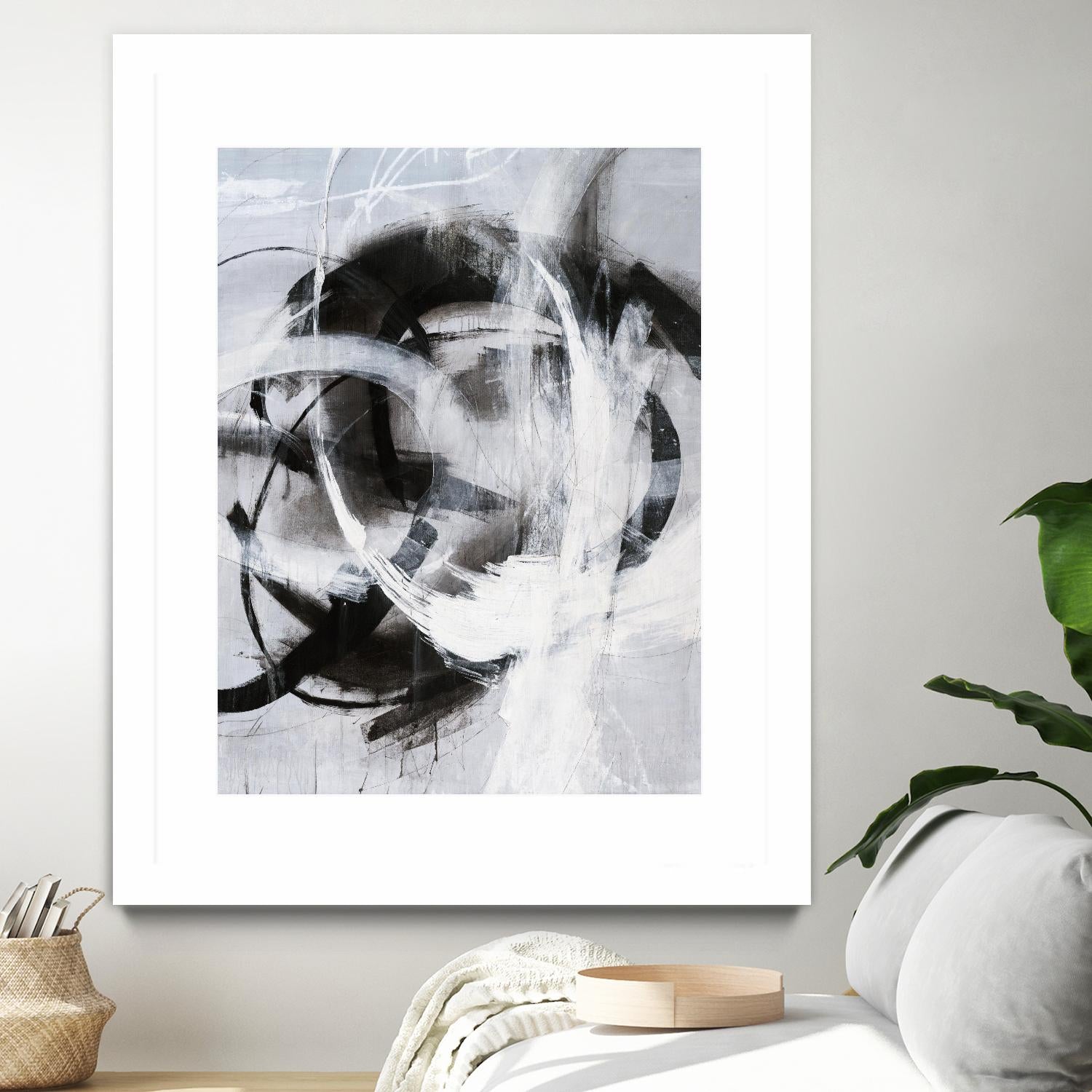 No Turning Radius by Daleno Art on GIANT ART - white abstract