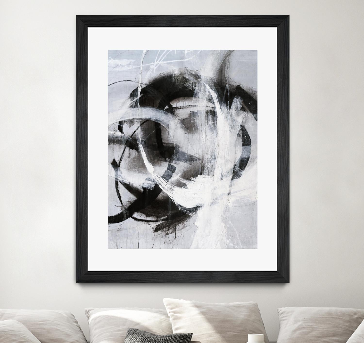 No Turning Radius by Daleno Art on GIANT ART - white abstract