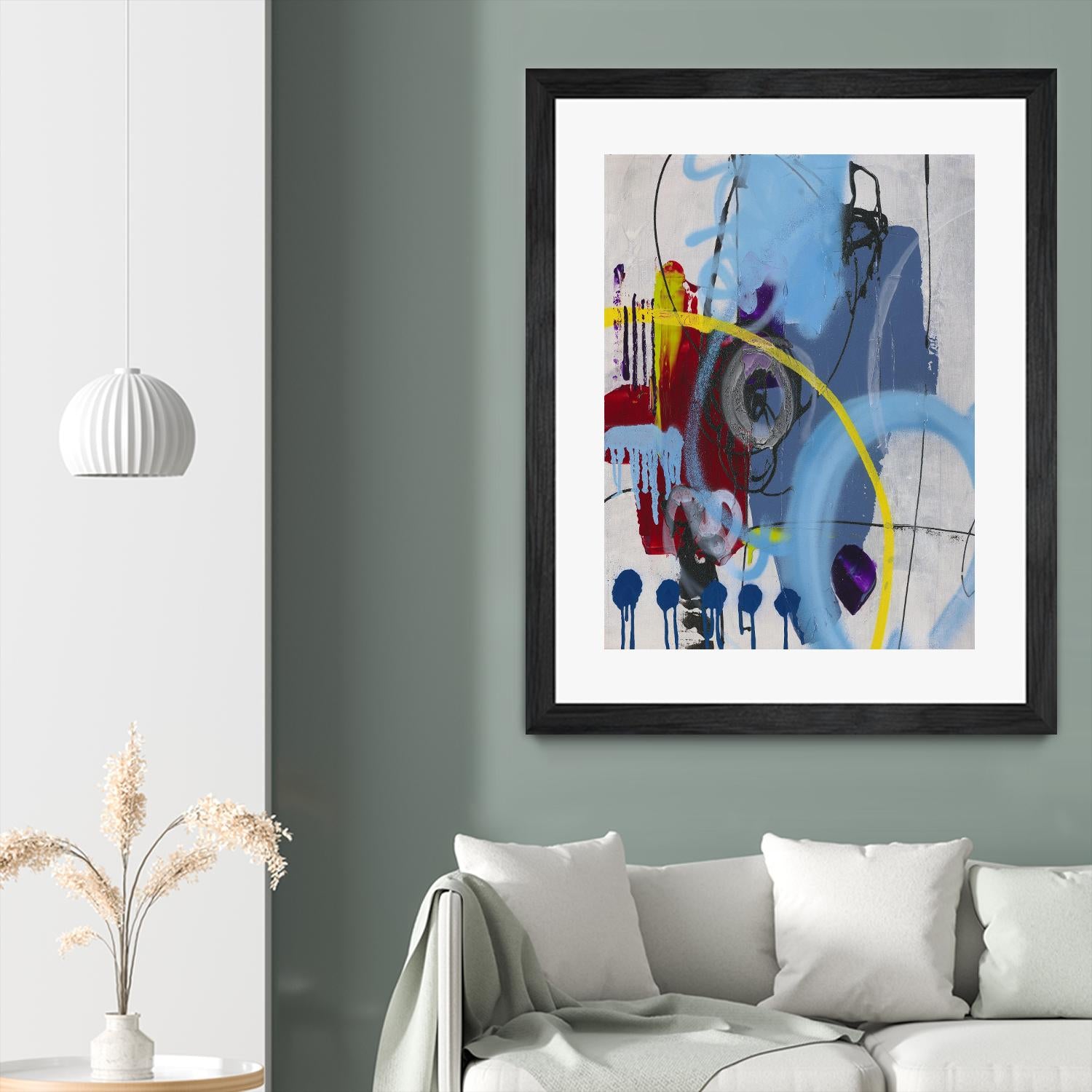 Live for the Applause I by Daleno Art on GIANT ART - red abstract