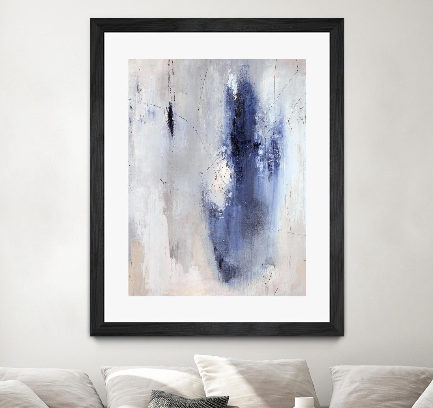 Jaywalkers by Daleno Art on GIANT ART - blue abstract