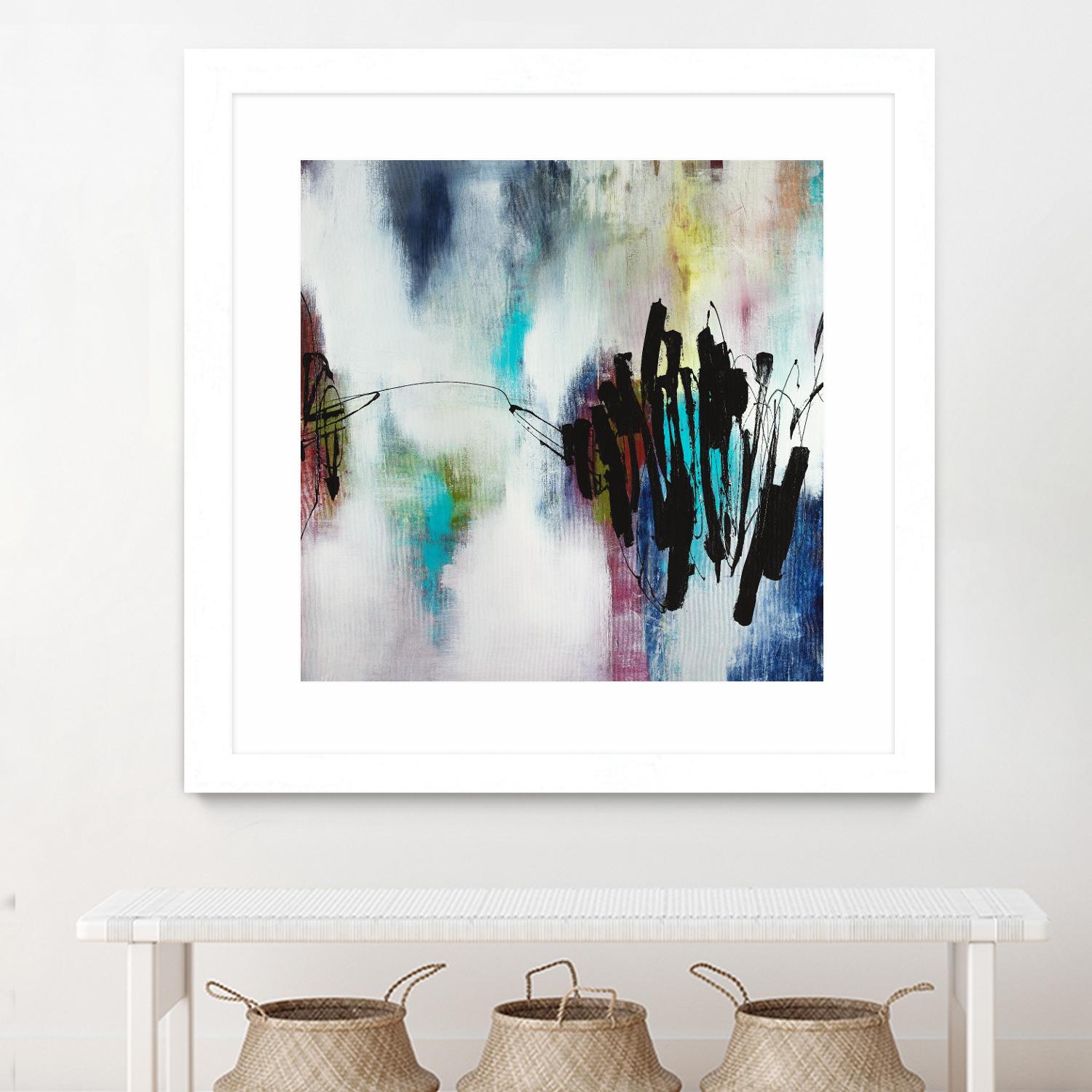 Disruptive Connection by Daleno Art on GIANT ART - pink abstract abstrait