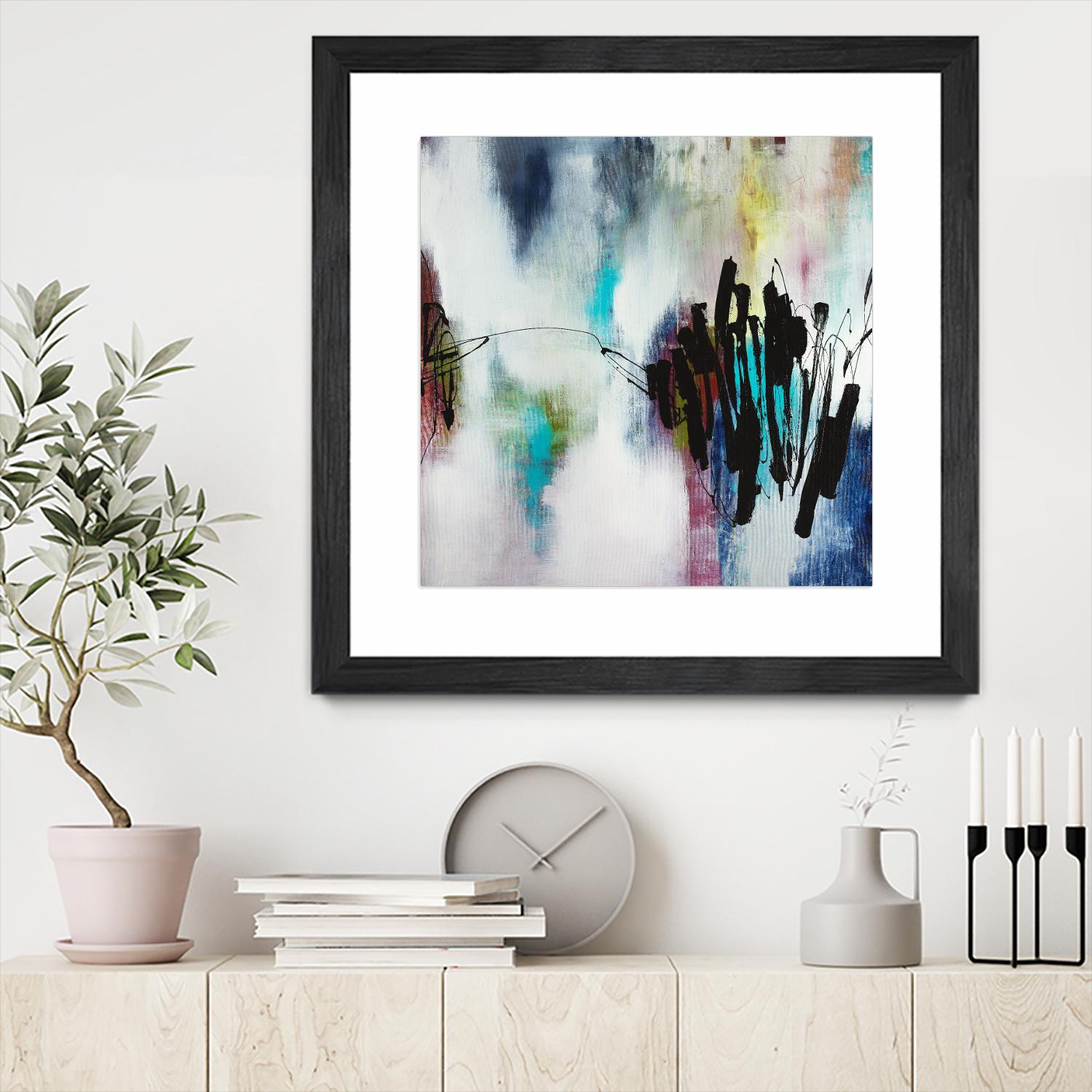 Disruptive Connection by Daleno Art on GIANT ART - pink abstract abstrait