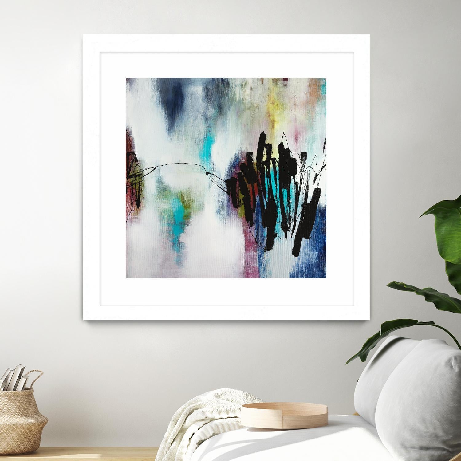 Disruptive Connection by Daleno Art on GIANT ART - pink abstract abstrait