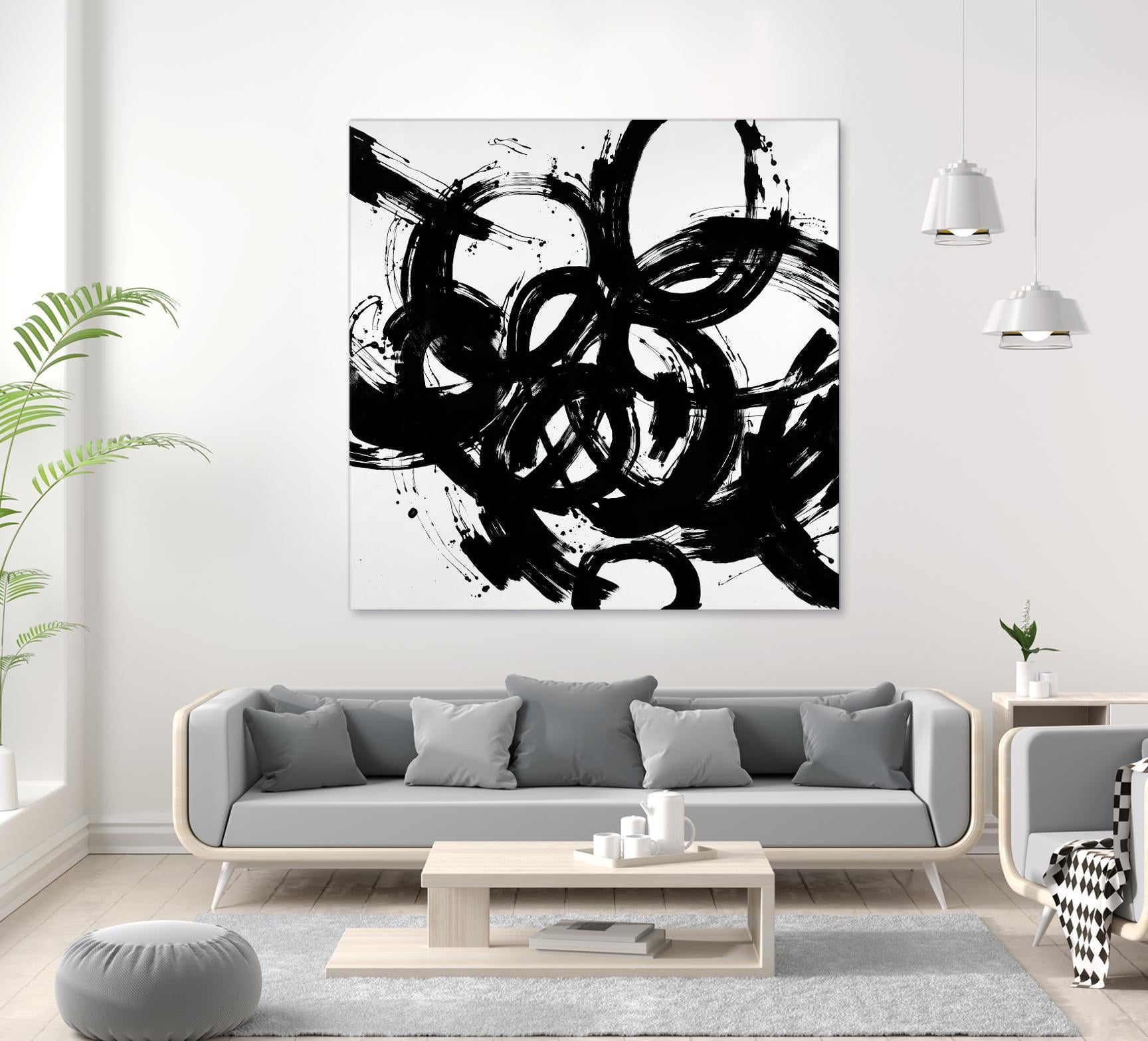 Complex Turns by Daleno Art on GIANT ART - white black&white abstract