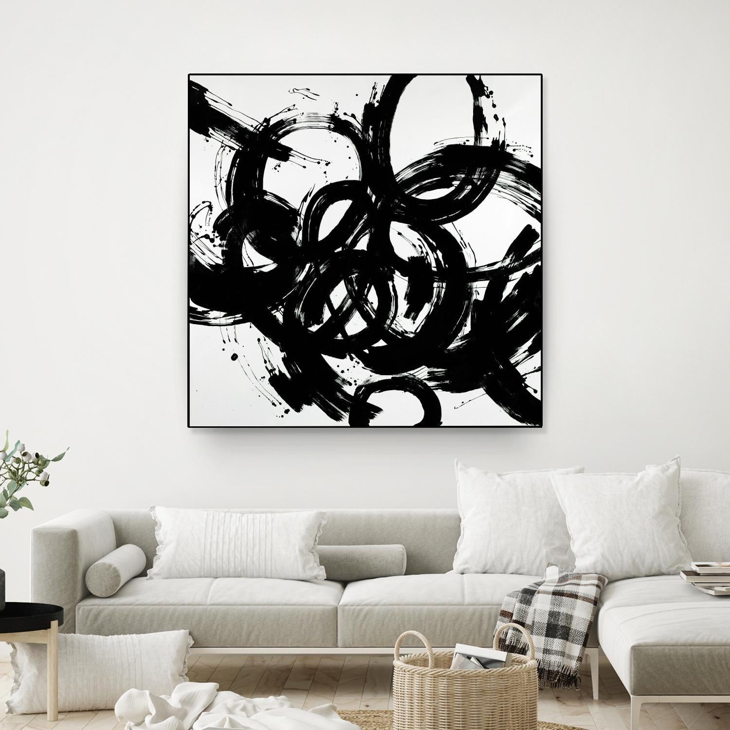 Complex Turns by Daleno Art on GIANT ART - white black&white abstract