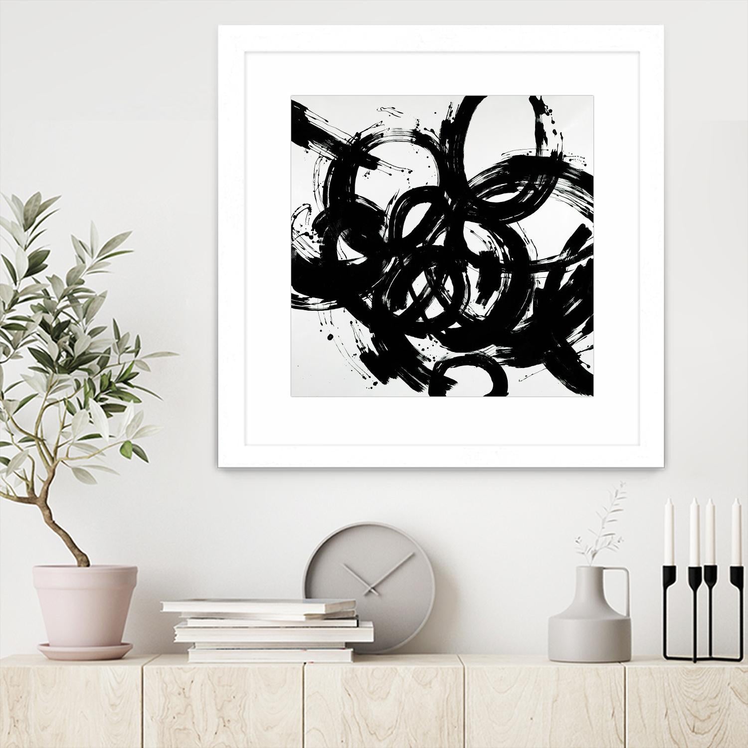 Complex Turns by Daleno Art on GIANT ART - white black&white abstract