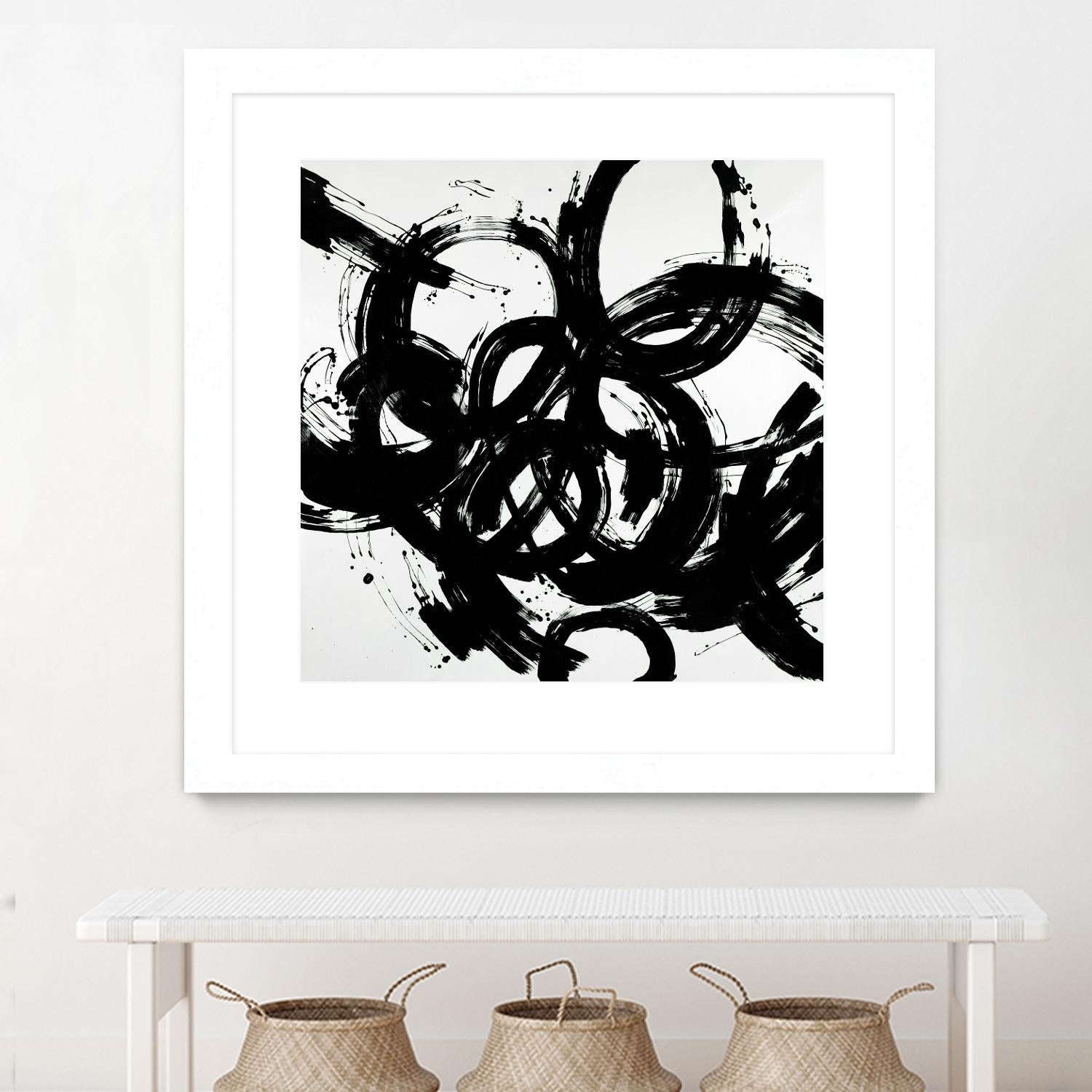 Complex Turns by Daleno Art on GIANT ART - white black&white abstract