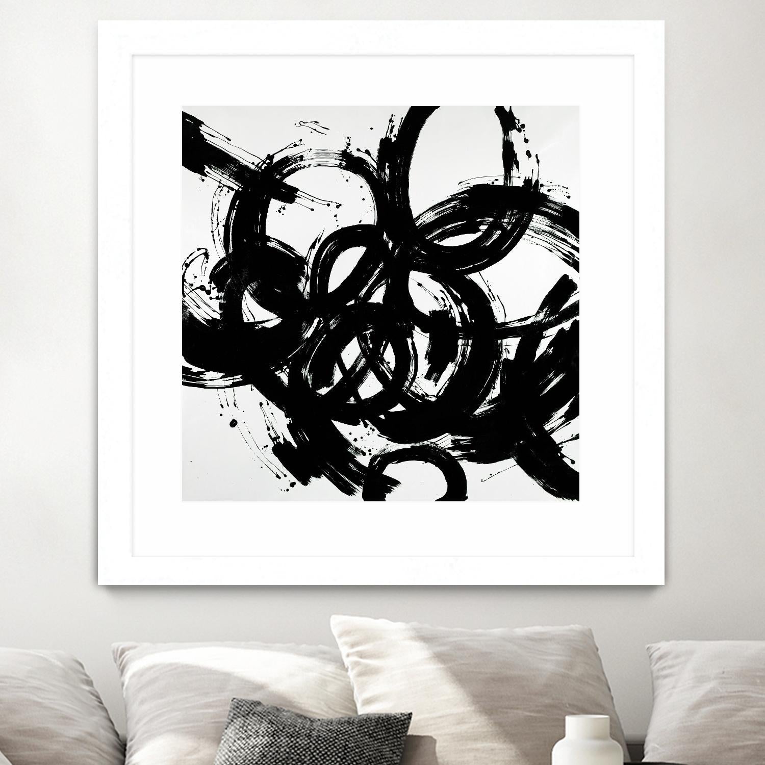 Complex Turns by Daleno Art on GIANT ART - white black&white abstract