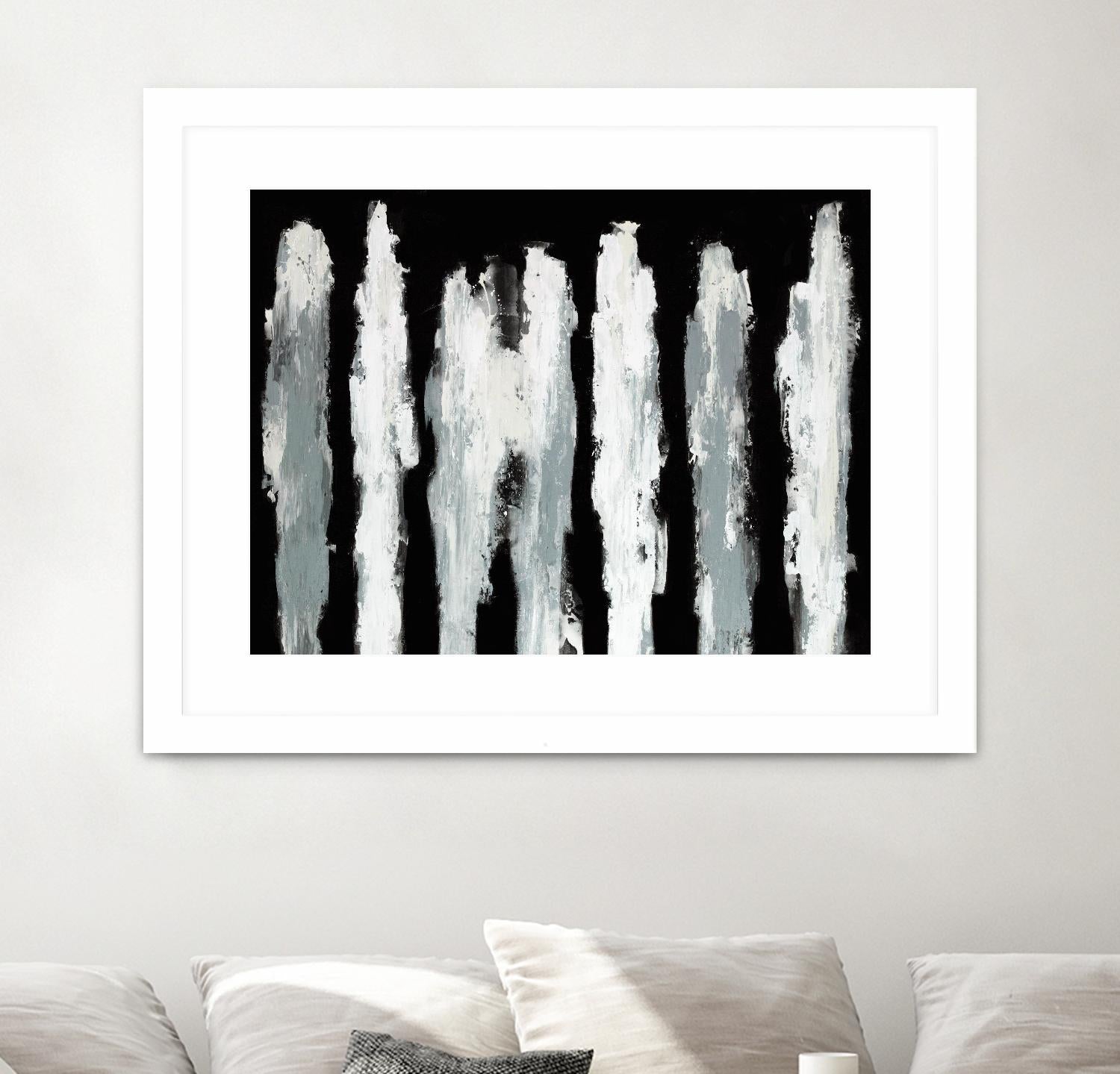 Kept in the Shadows by Daleno Art on GIANT ART - white abstract