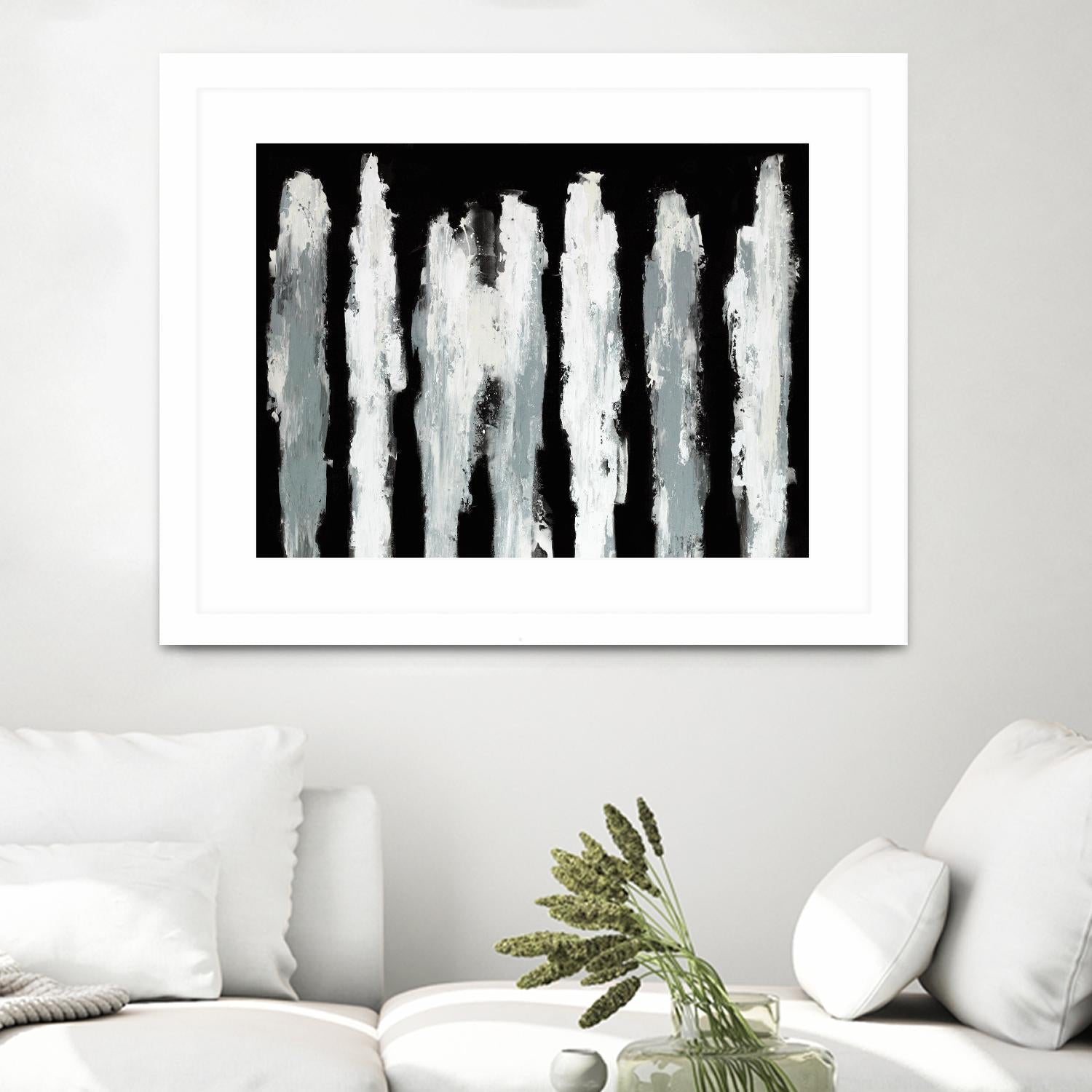 Kept in the Shadows by Daleno Art on GIANT ART - white abstract