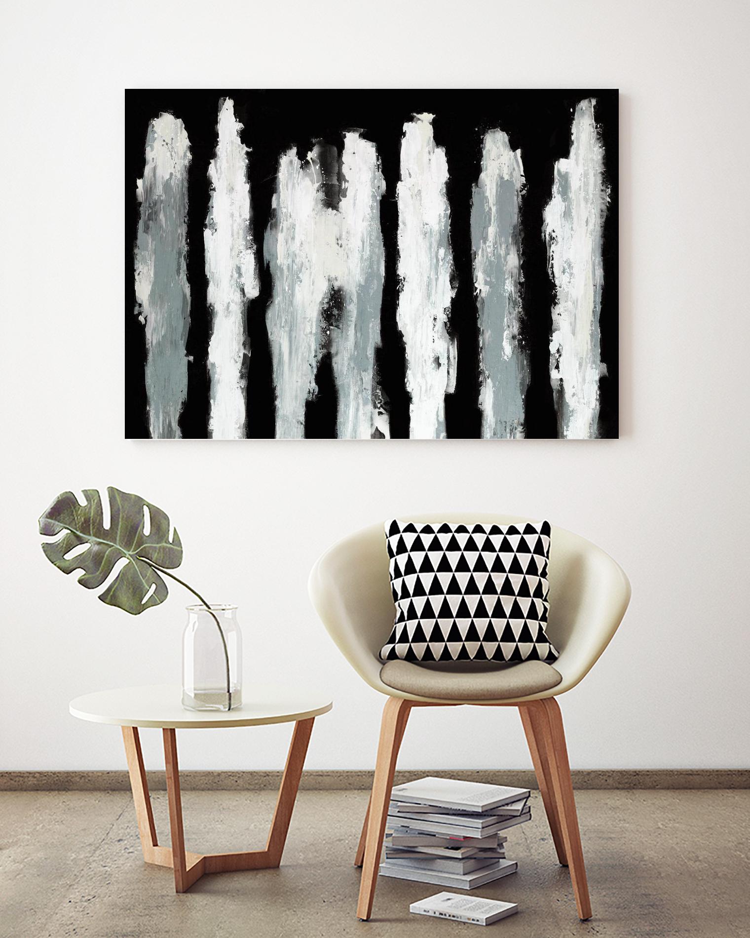 Kept in the Shadows by Daleno Art on GIANT ART - white abstract