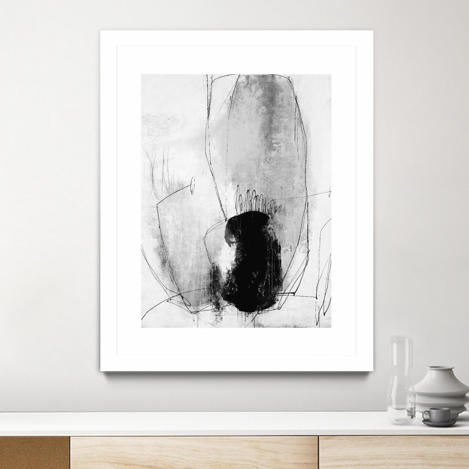 Looking Lens I by Daleno Art on GIANT ART - black abstract