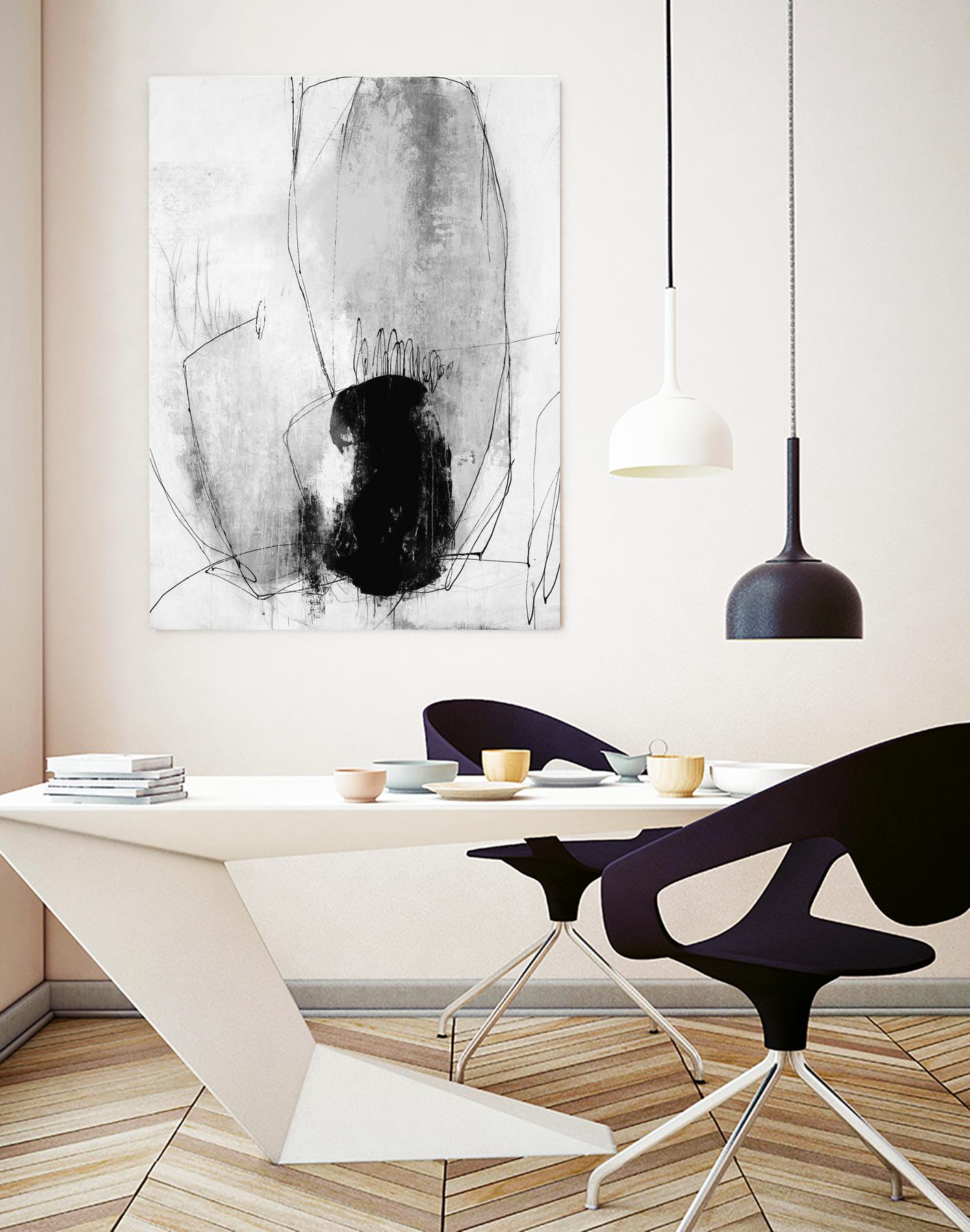 Looking Lens I by Daleno Art on GIANT ART - black abstract