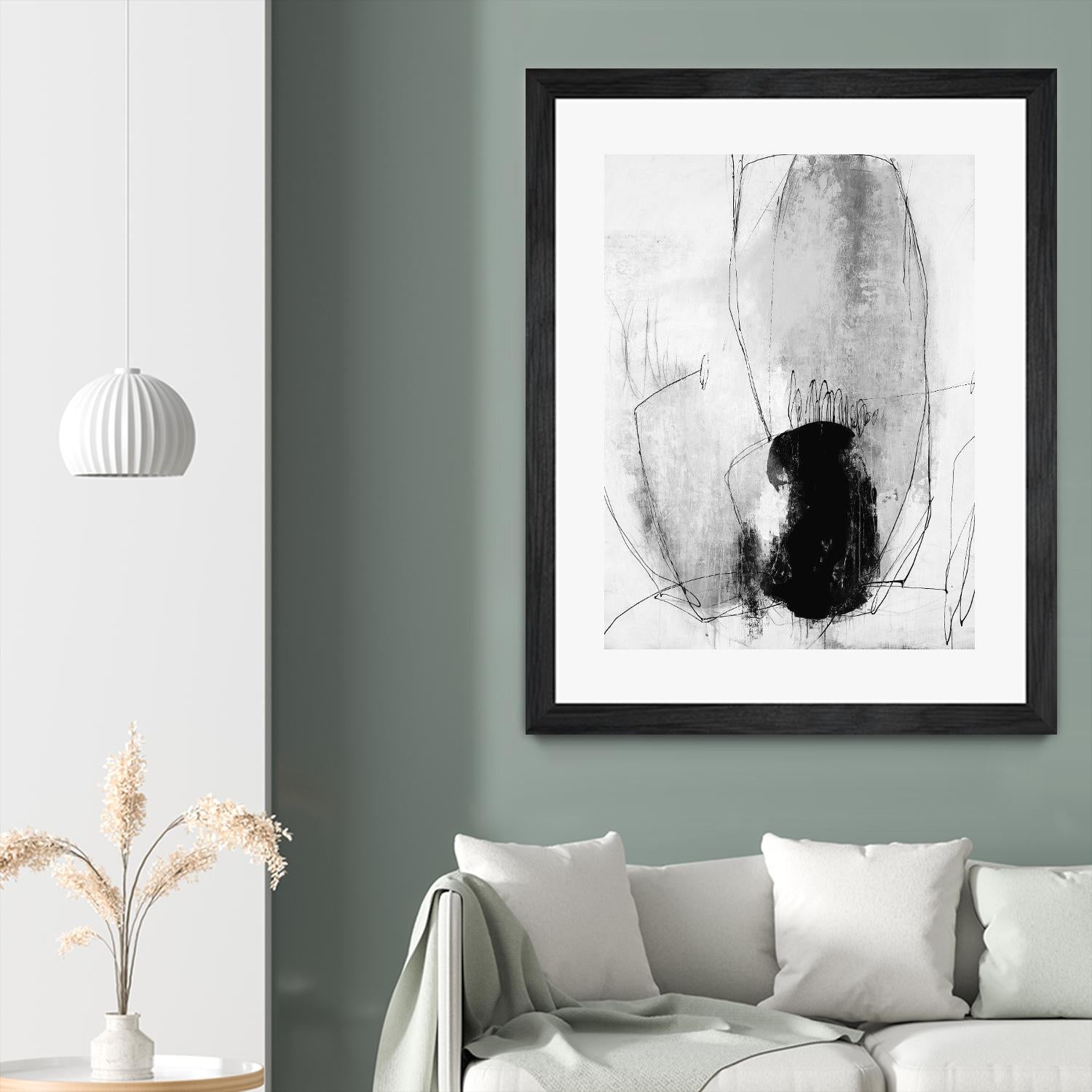 Looking Lens I by Daleno Art on GIANT ART - black abstract