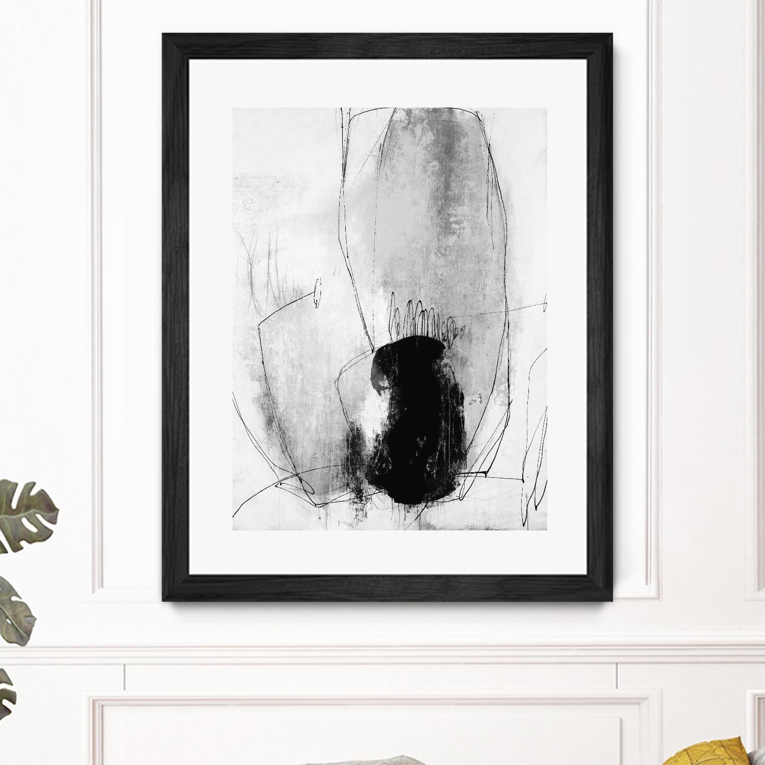 Looking Lens I by Daleno Art on GIANT ART - black abstract