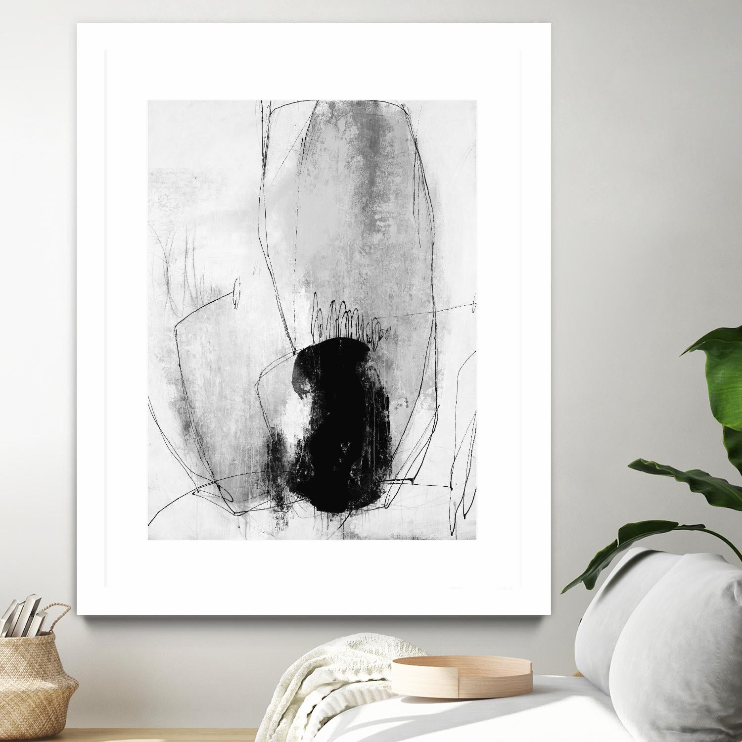 Looking Lens I by Daleno Art on GIANT ART - black abstract