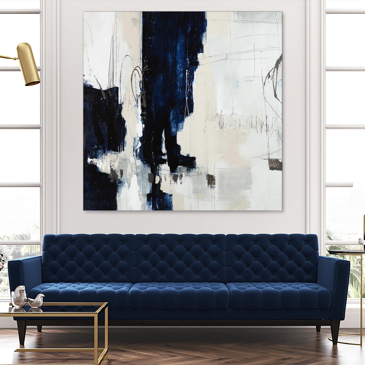 Underground Mechanics by Daleno Art on GIANT ART - blue abstract abstrait