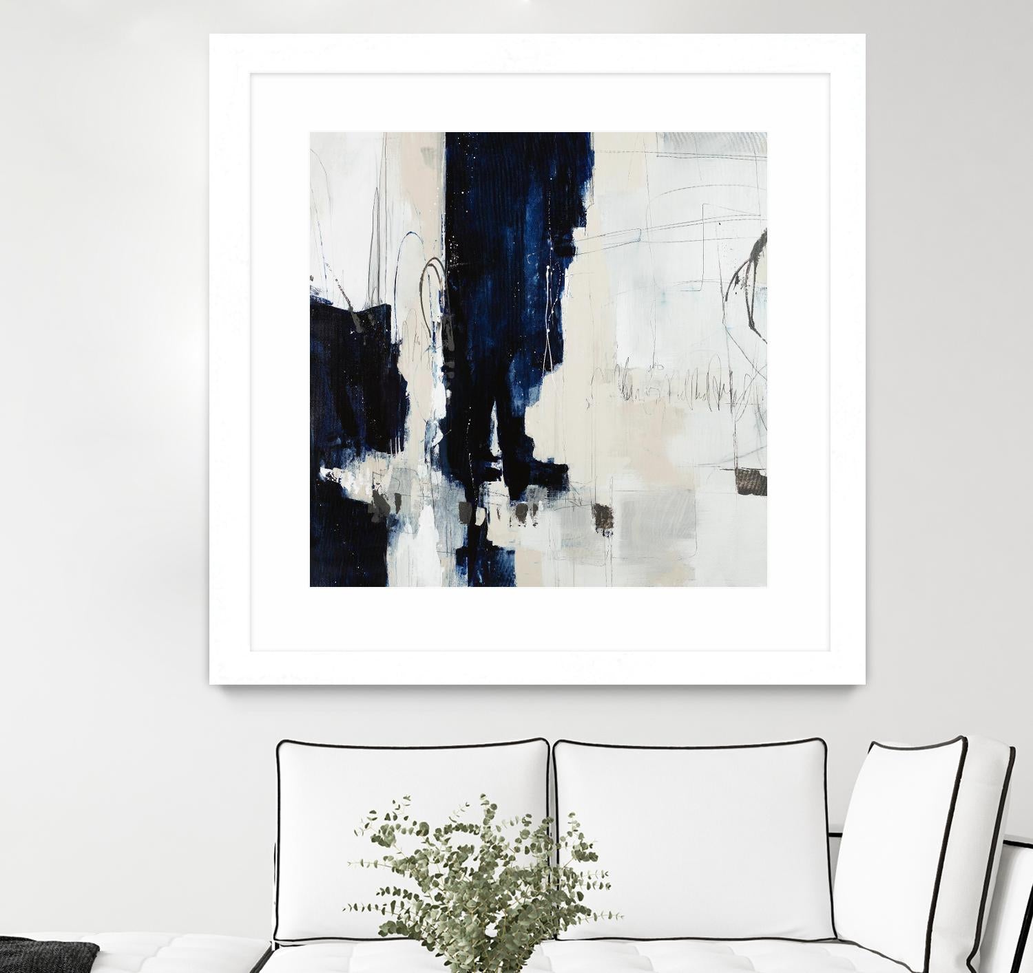 Underground Mechanics by Daleno Art on GIANT ART - blue abstract abstrait